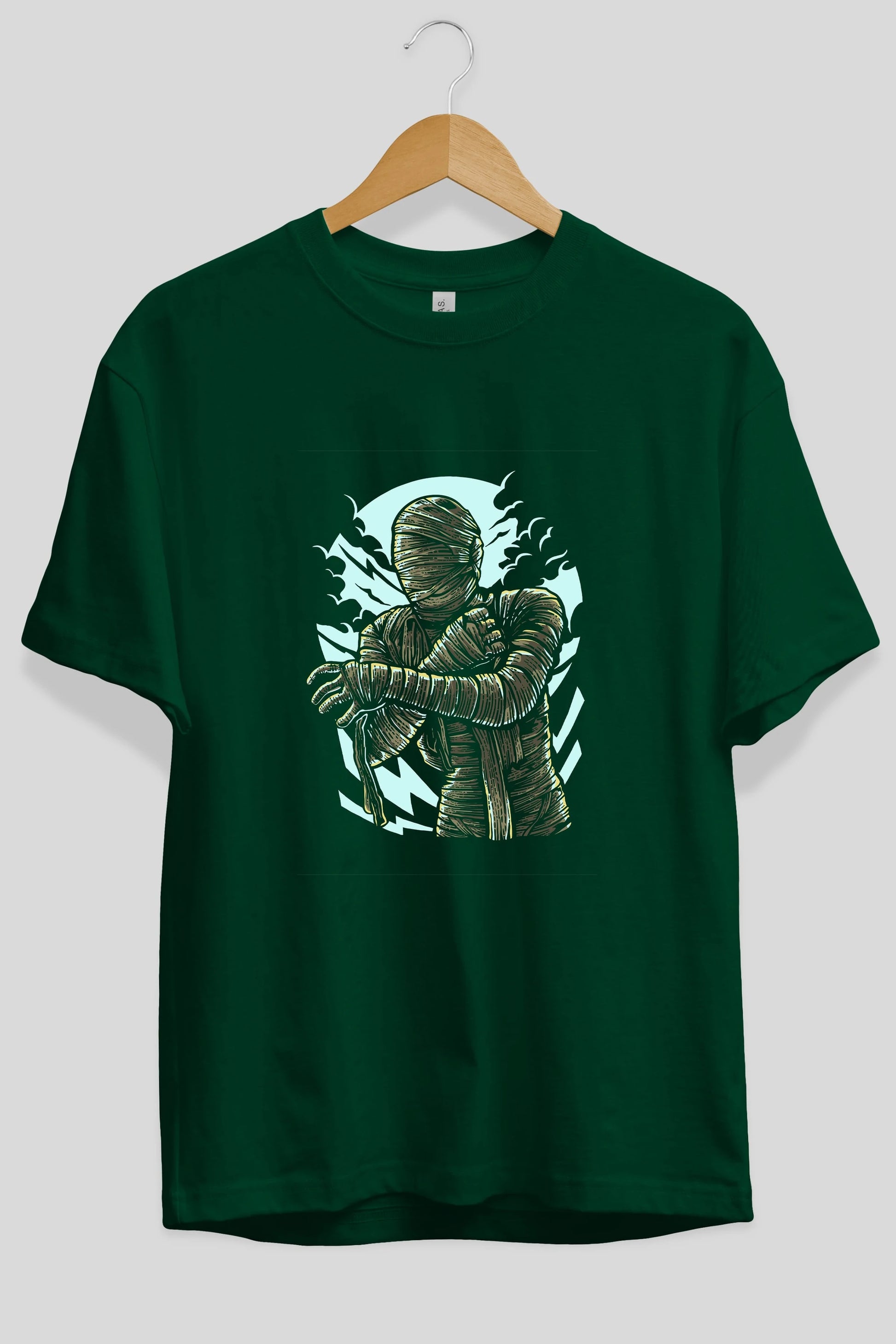 The Mummy Ön Baskılı Oversize t-shirt Erkek Kadın Unisex %100 Pamuk tişort