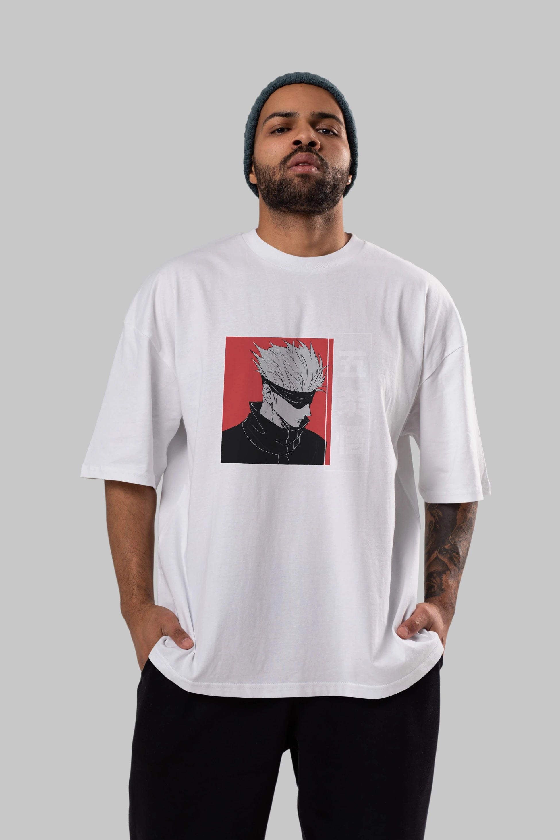 JUJUTSU KAISEN 2 Anime Ön Baskılı Oversize t-shirt %100 pamuk Erkek Kadın Unisex