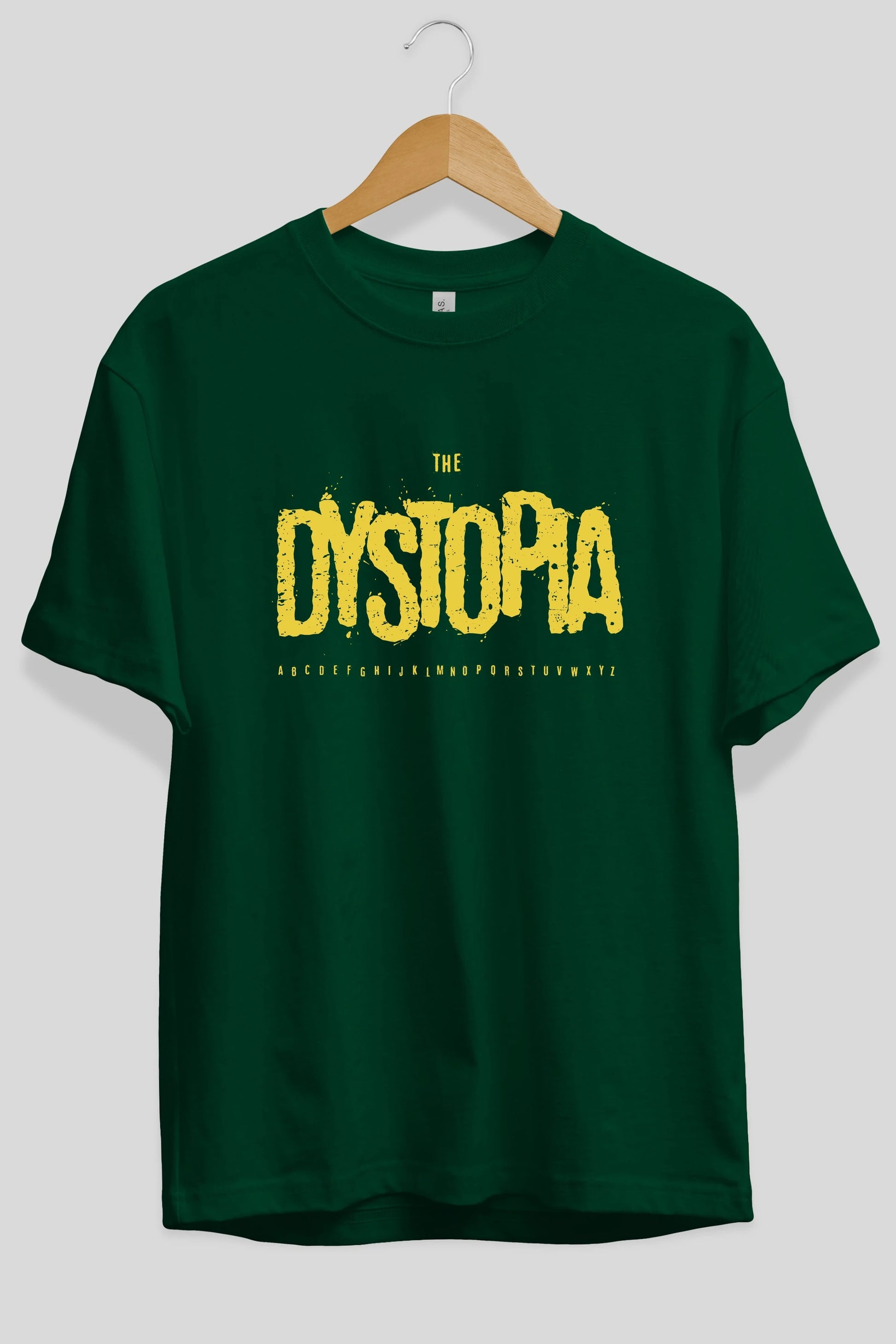 The Dystopia Ön Baskılı Oversize t-shirt Erkek Kadın Unisex