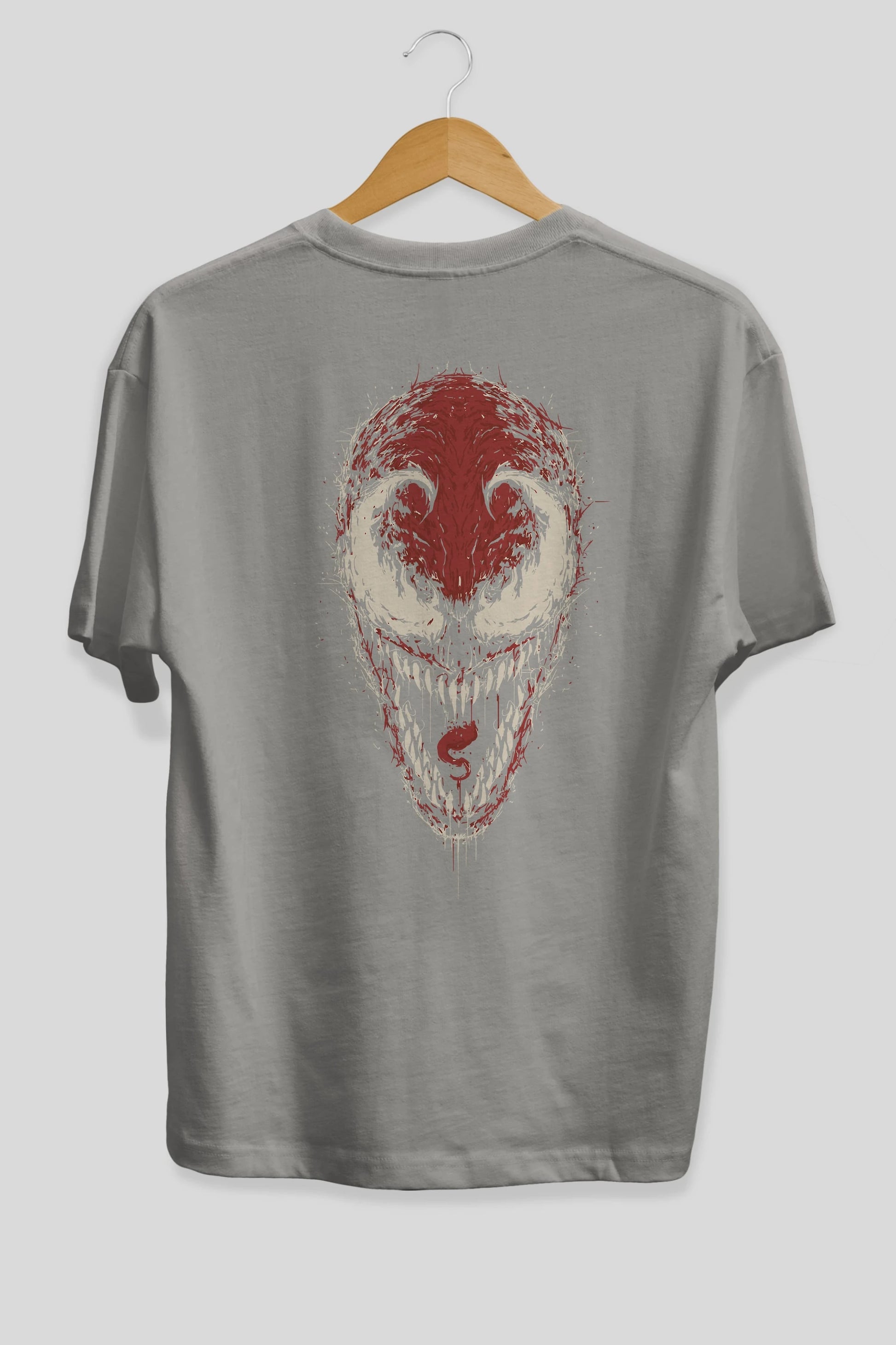 Venom (12) Arka Baskılı Oversize t-shirt Erkek Kadın Unisex %100 Pamuk Bisiklet Yaka tişort