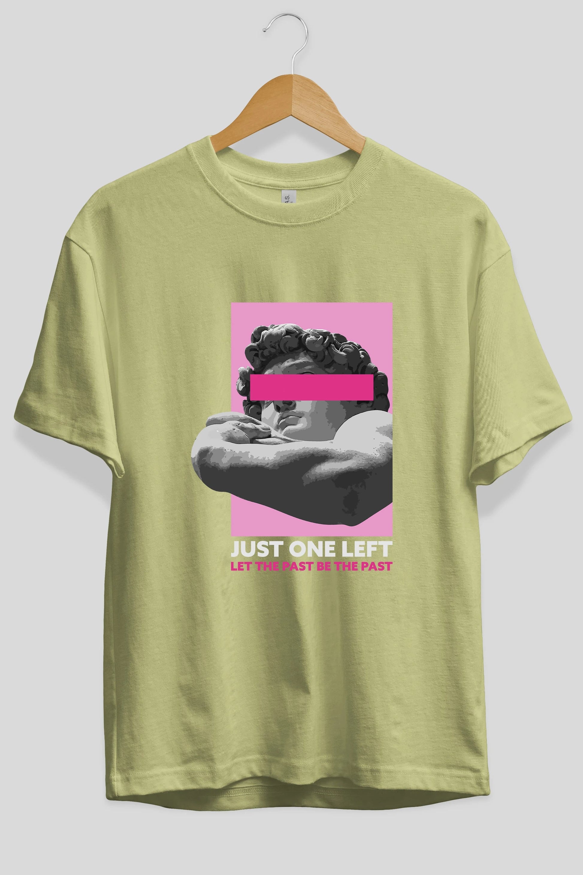 Just One Left Ön Baskılı Oversize t-shirt Erkek Kadın Unisex