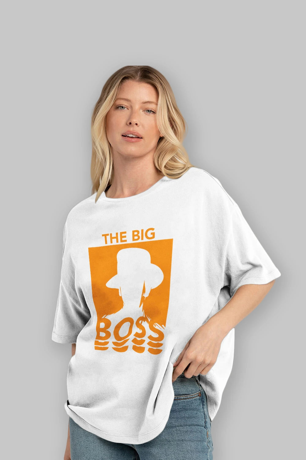 The Big Boss Ön Baskılı Oversize t-shirt Erkek Kadın Unisex