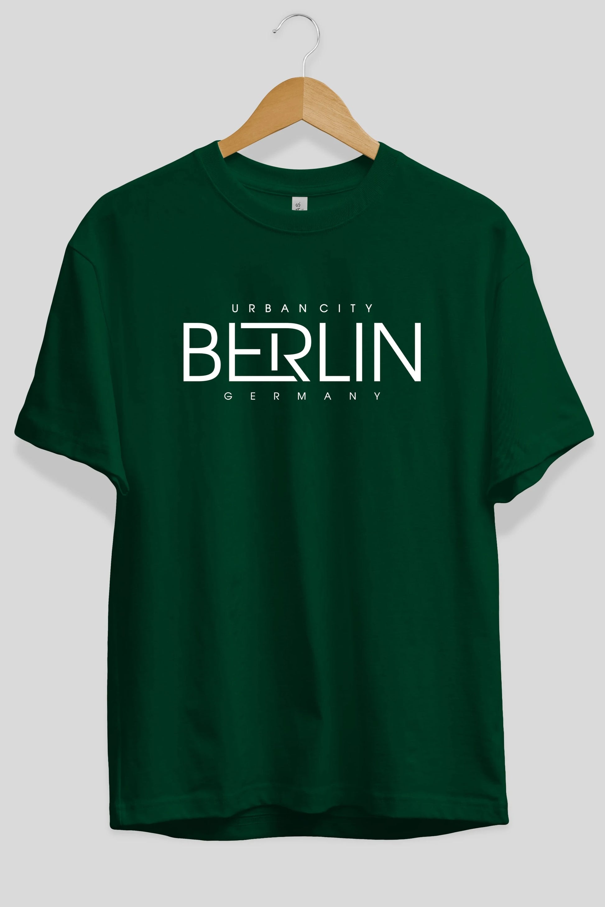 Berlin Ön Baskılı Oversize t-shirt Erkek Kadın Unisex