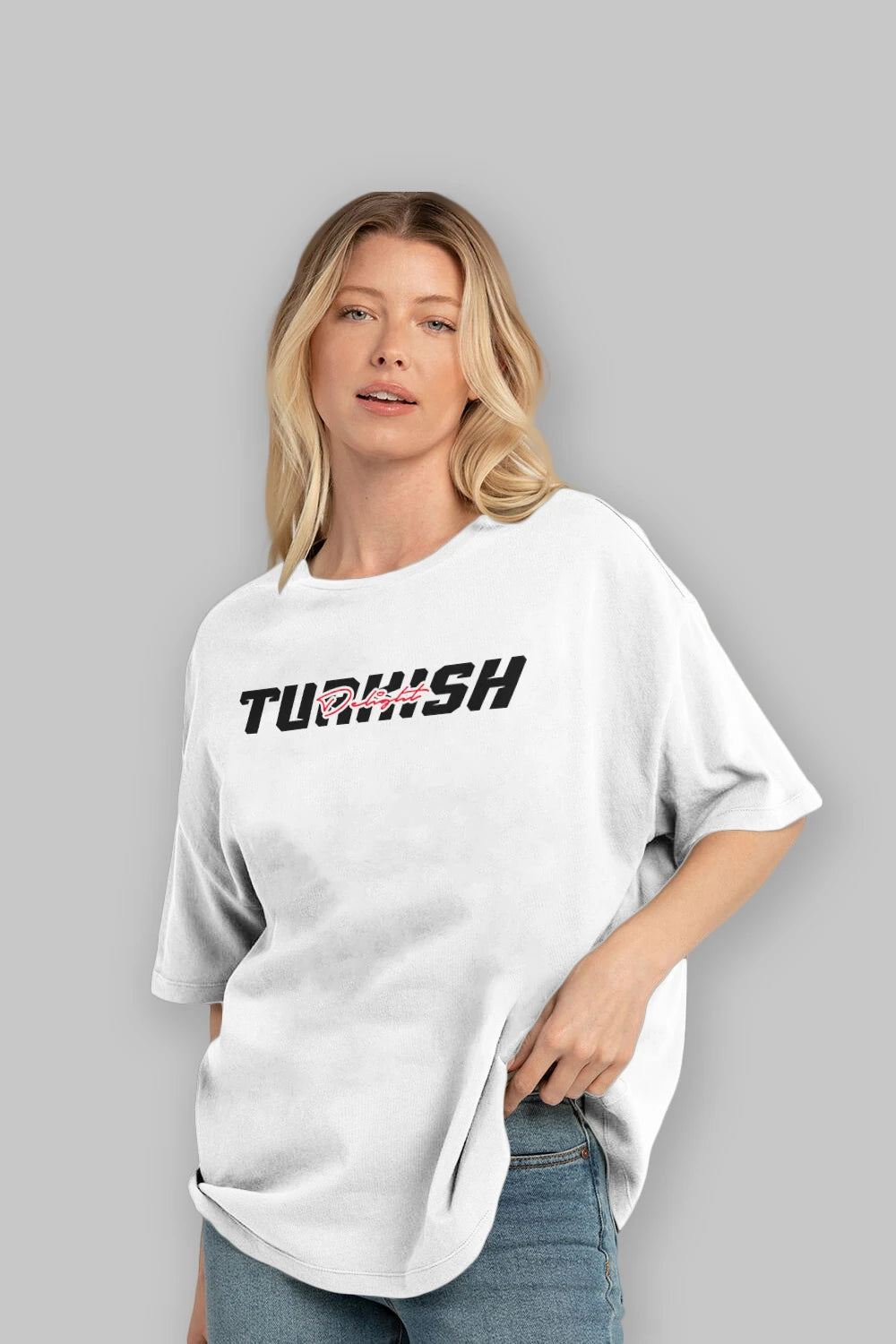 Turkish Delight Ön Baskılı Oversize t-shirt %100 pamuk Erkek Kadın Unisex