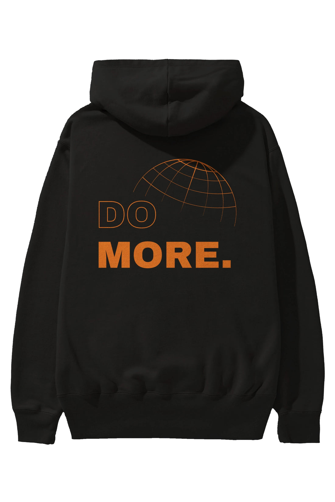 Do More Yazılı Arka Baskılı Oversize Hoodie Kapüşonlu Sweatshirt Erkek Kadın Unisex