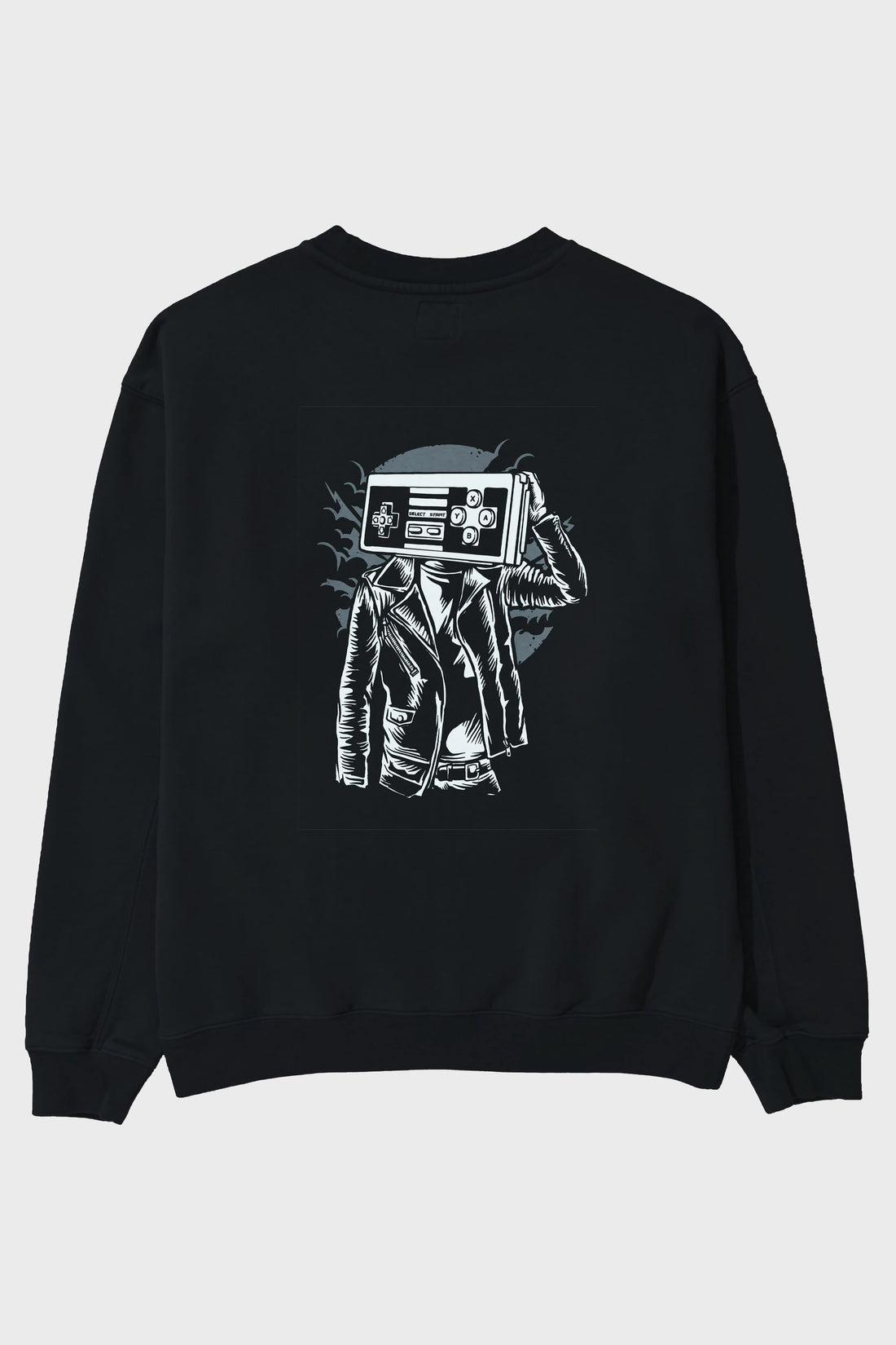 Street Gamers Arka Baskılı Oversize Sweatshirt Erkek Kadın Unisex