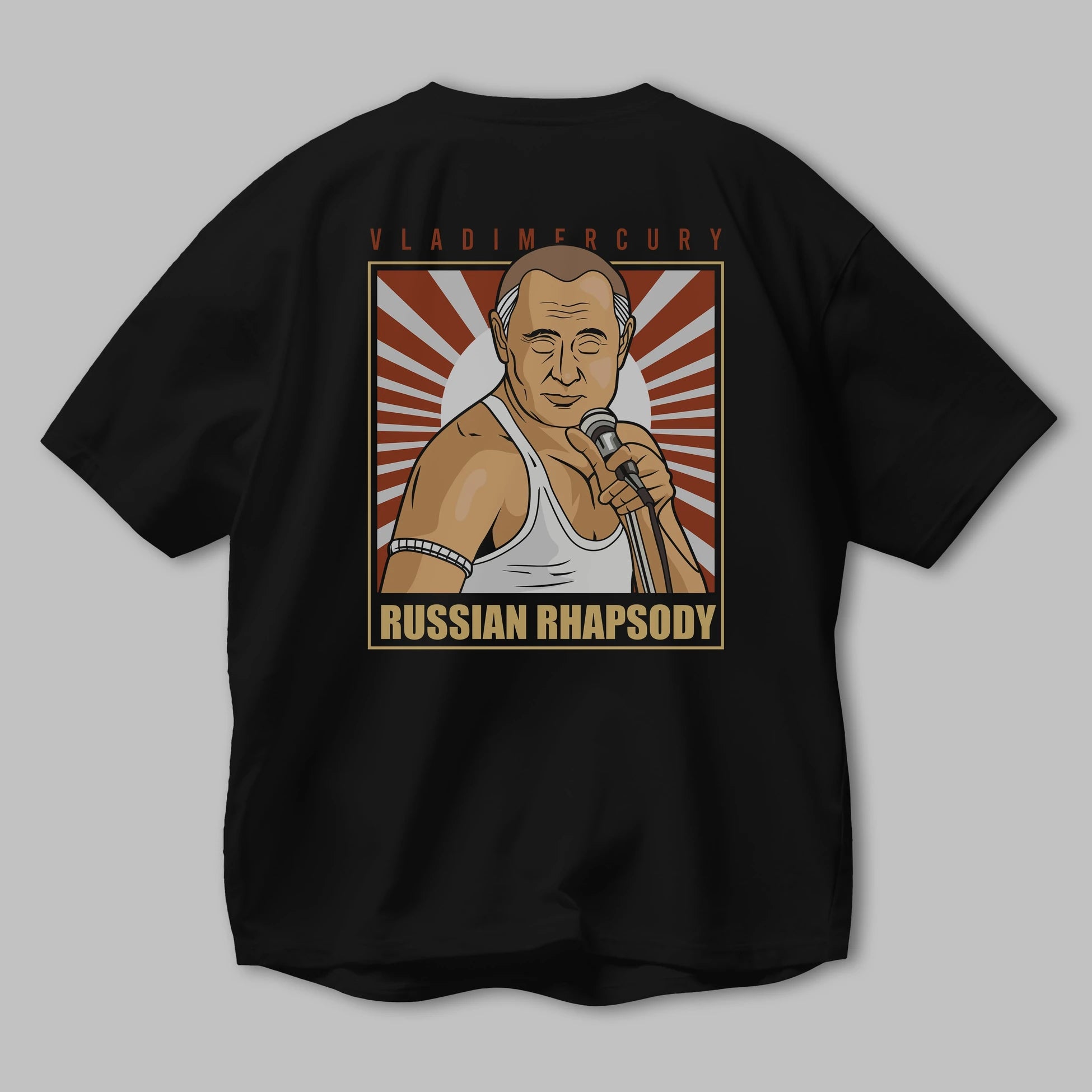 Freddy Puttin Arka Baskılı Oversize t-shirt Erkek Kadın Unisex %100 Pamuk tişort