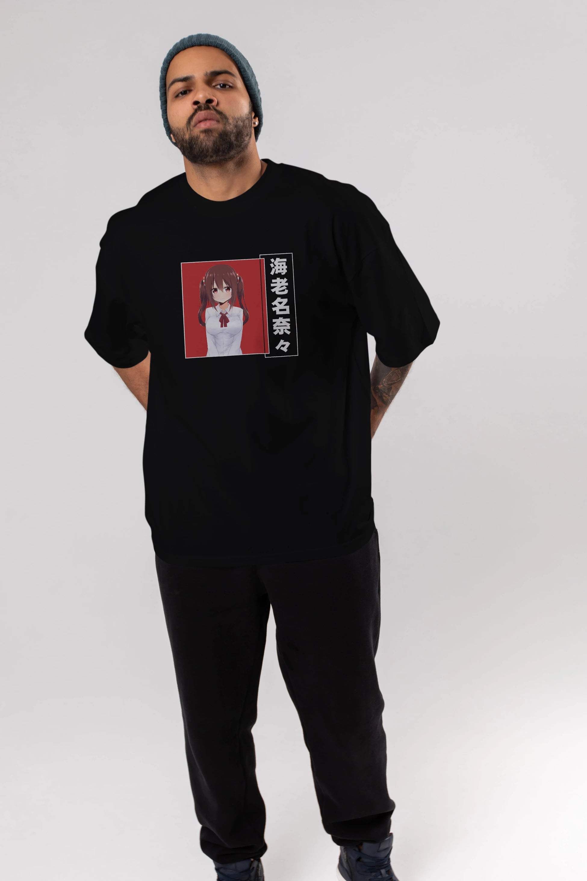 Nana Ebina 1 Anime Ön Baskılı Oversize t-shirt %100 pamuk Erkek Kadın Unisex