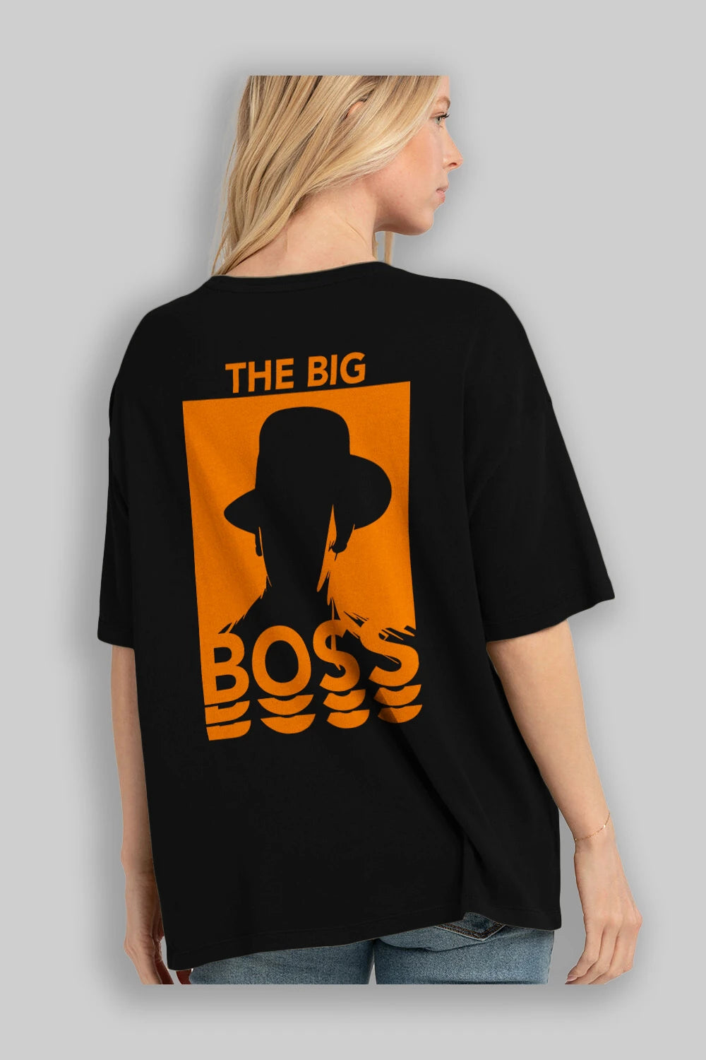 The Big Boss Arka Baskılı Oversize t-shirt Erkek Kadın Unisex