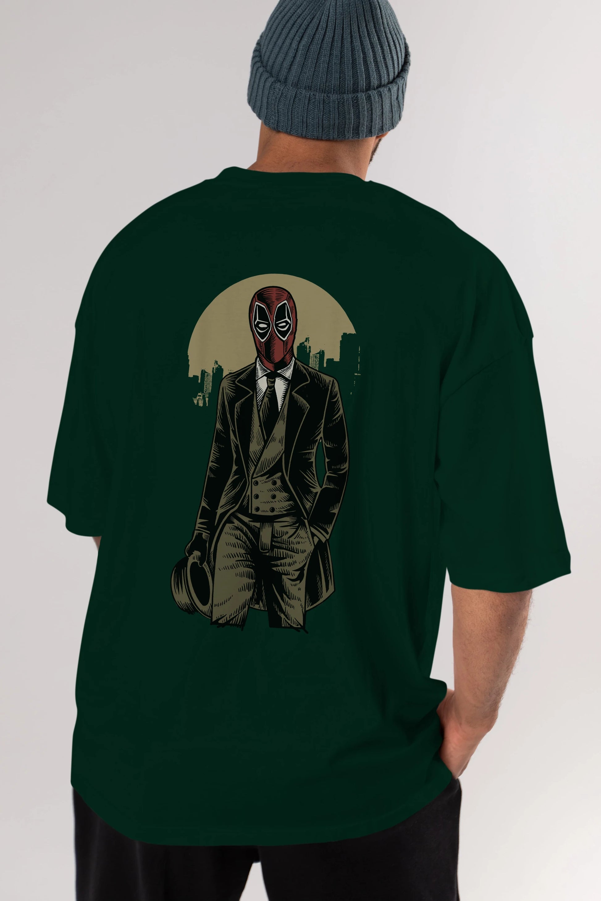 Classic Mercenary Arka Baskılı Oversize t-shirt Erkek Kadın Unisex %100 Pamuk
