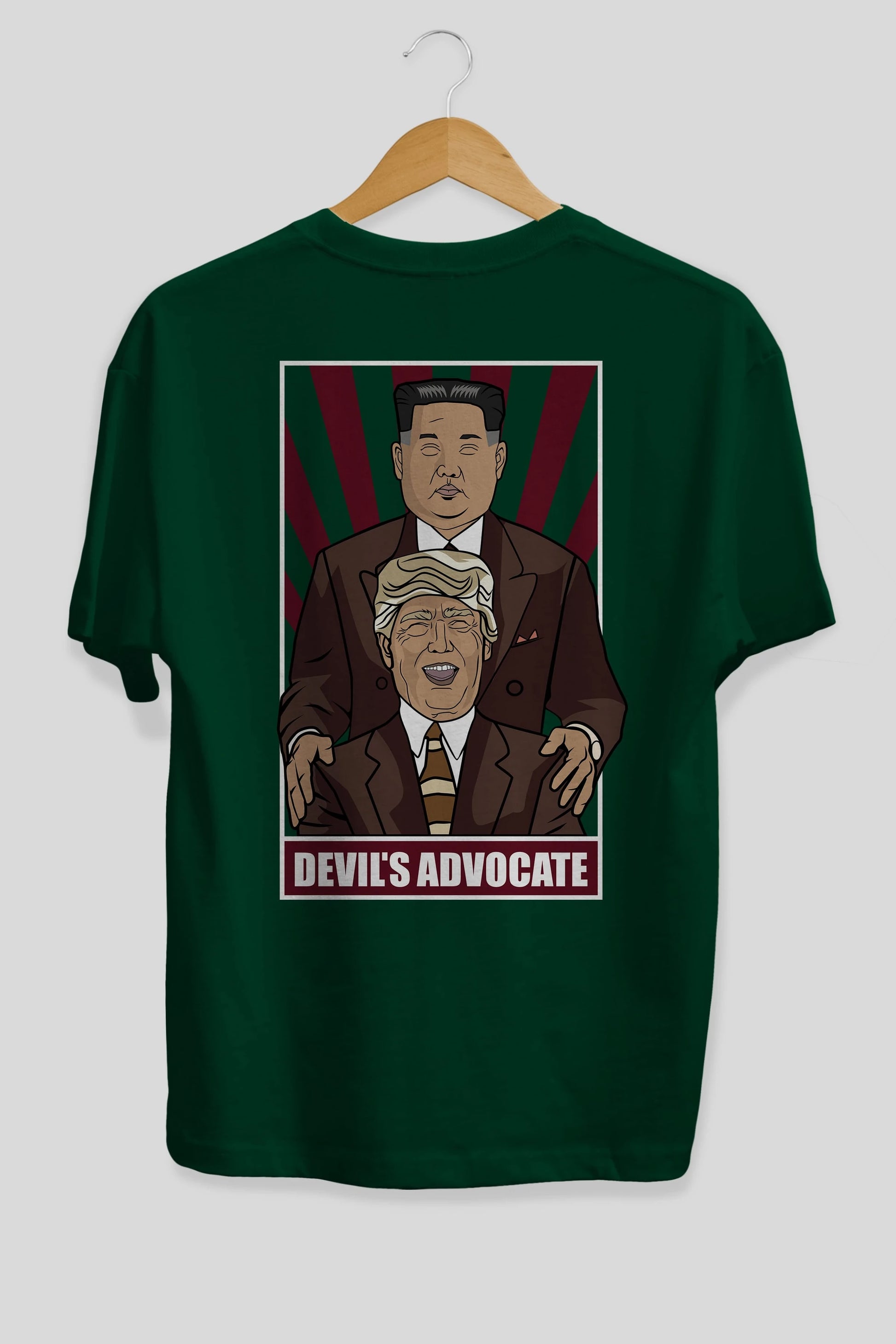 Devil_s Advocate Arka Baskılı Oversize t-shirt Erkek Kadın Unisex %100 Pamuk tişort