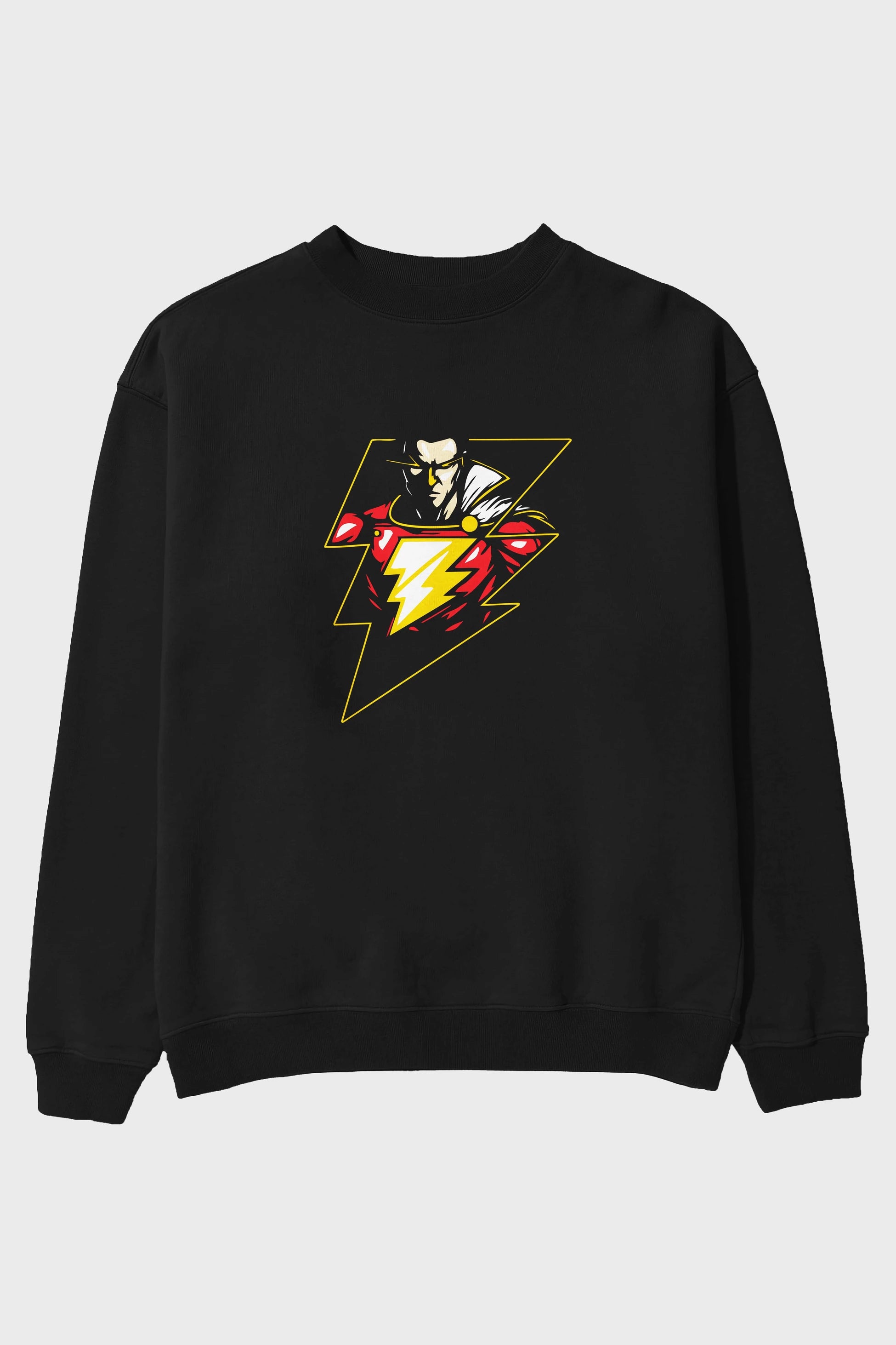 Flash Avengers (3) Ön Baskılı Oversize Sweatshirt Erkek Kadın Unisex