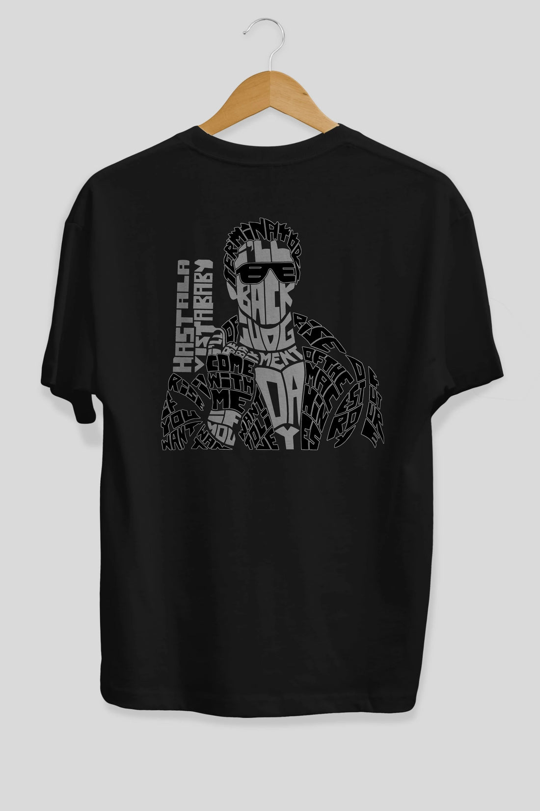 I_ll Be Back Arka Baskılı Oversize t-shirt %100 pamuk Erkek Kadın Unisex