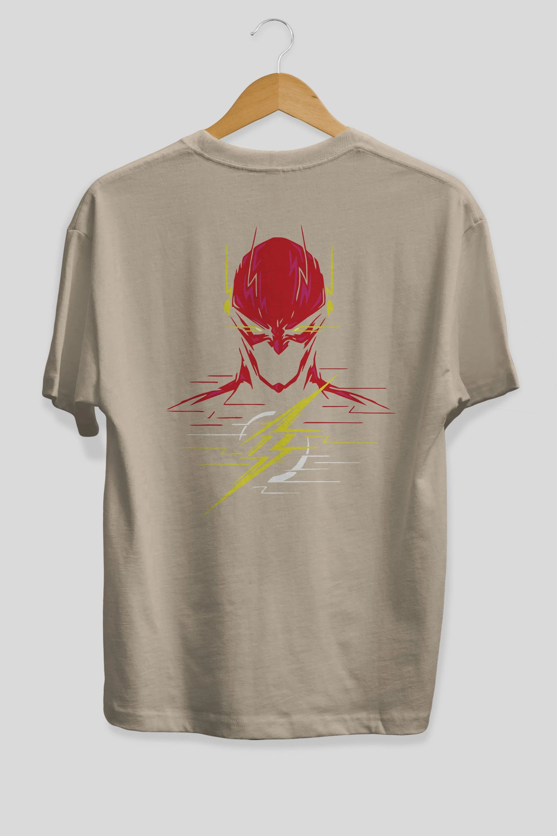 Flash Avengers (2) Arka Baskılı Oversize t-shirt Erkek Kadın Unisex %100 Pamuk Bisiklet Yaka tişort