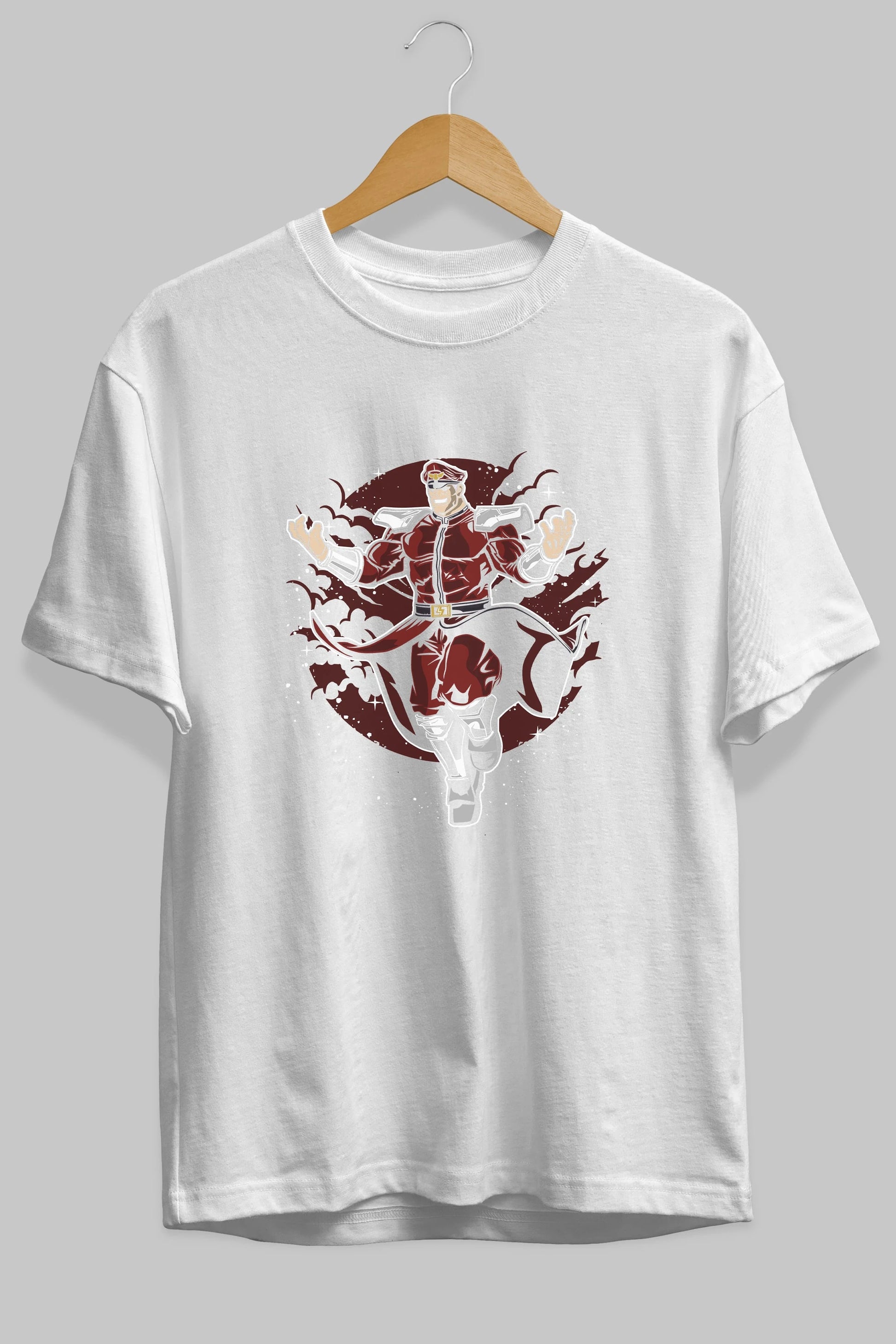 M BISON Ön Baskılı Oversize t-shirt Erkek Kadın Unisex %100 Pamuk tişort