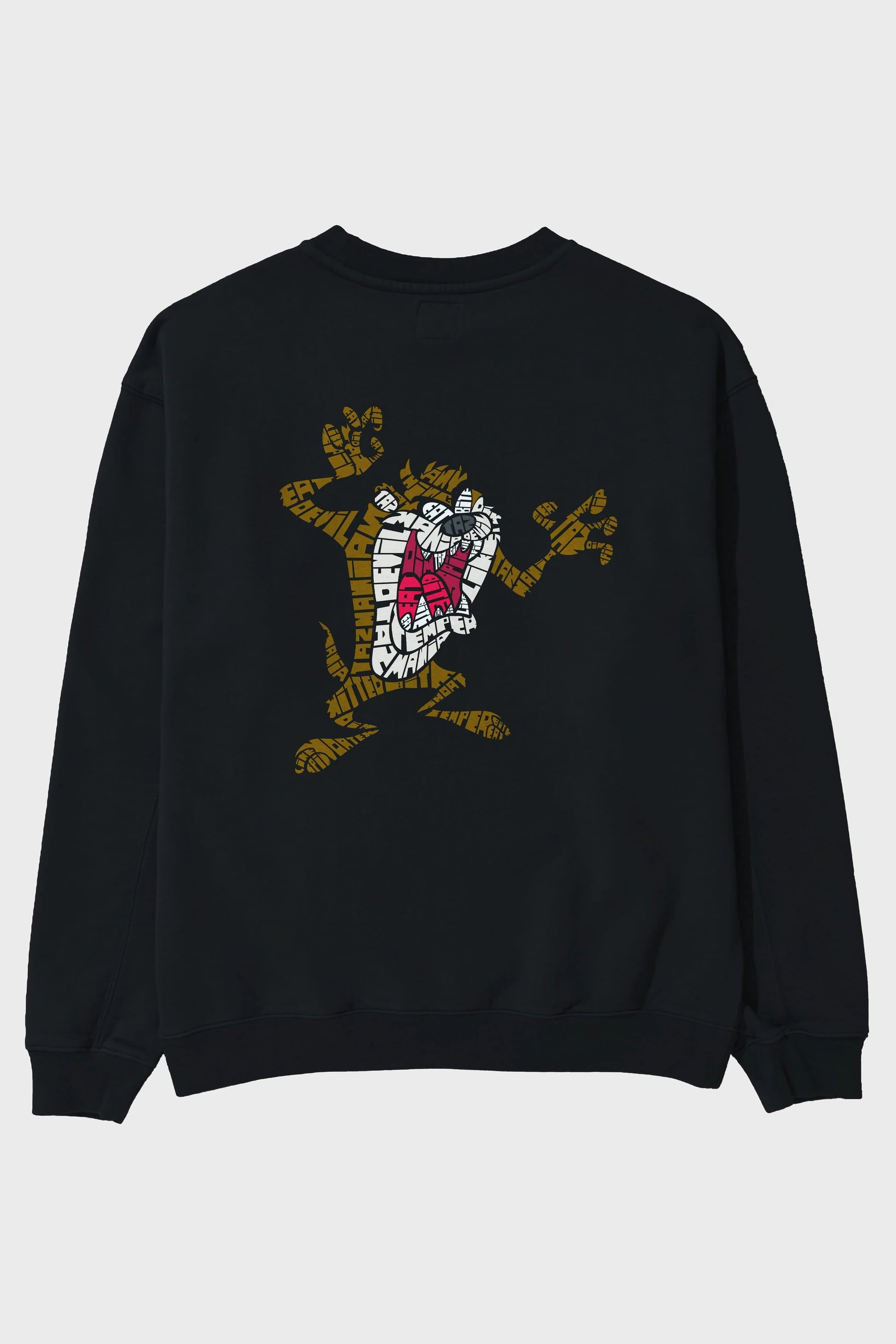 Tazmania Arka Baskılı Oversize Sweatshirt Erkek Kadın Unisex