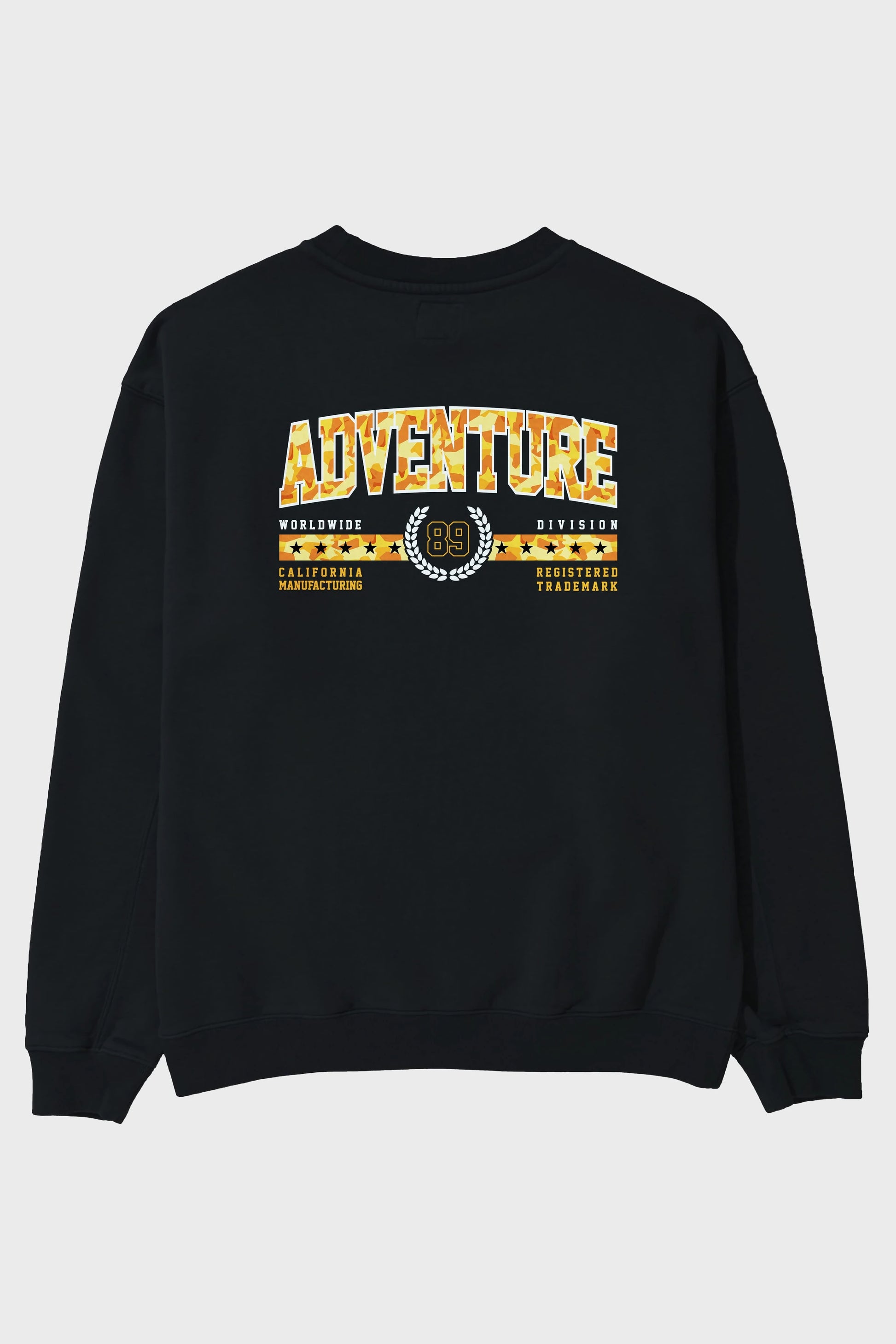 Adventure Arka Baskılı Oversize Sweatshirt Erkek Kadın Unisex