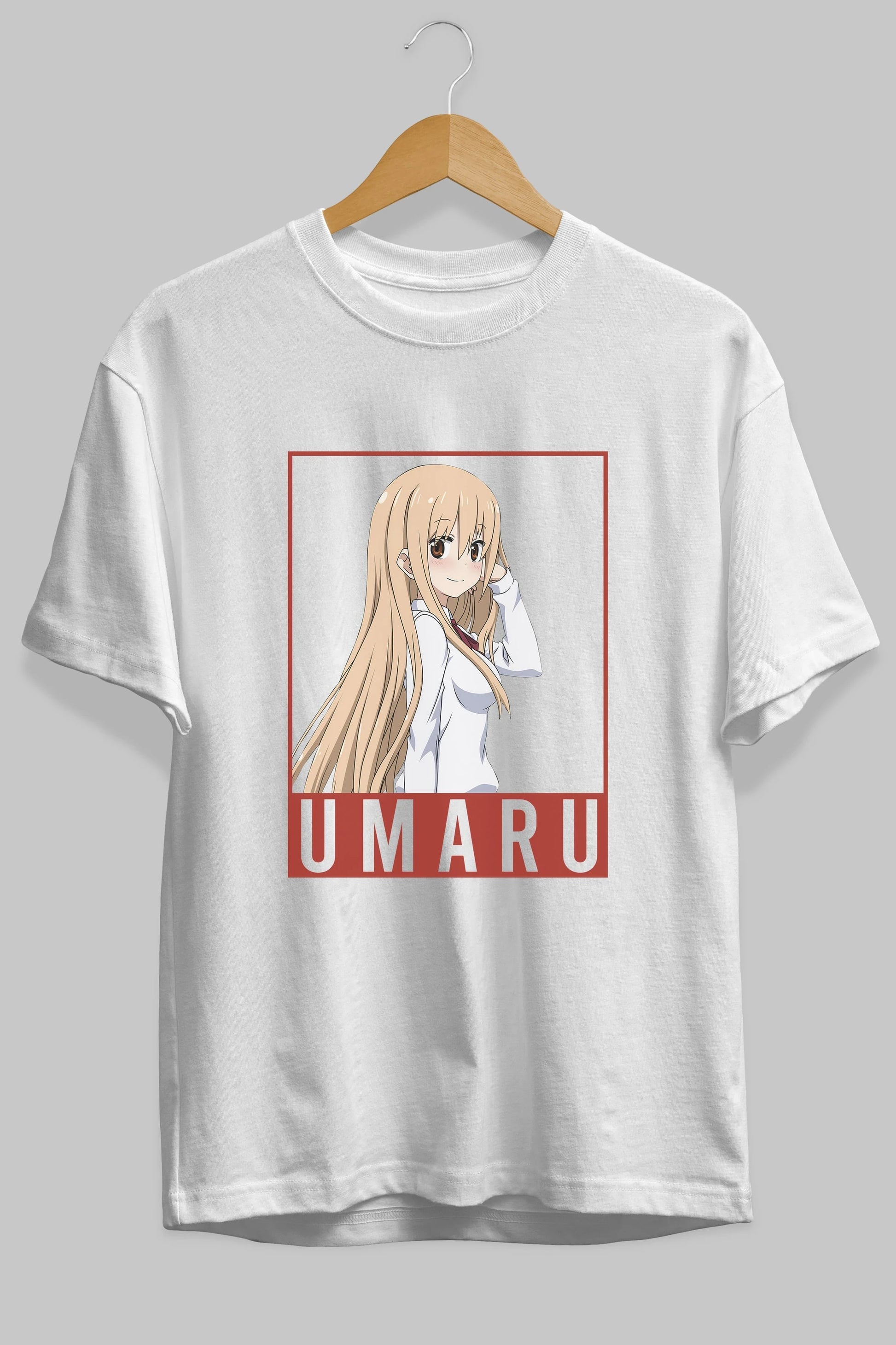 Umaru Doma 2 (2) Anime Ön Baskılı Oversize t-shirt %100 pamuk Erkek Kadın Unisex