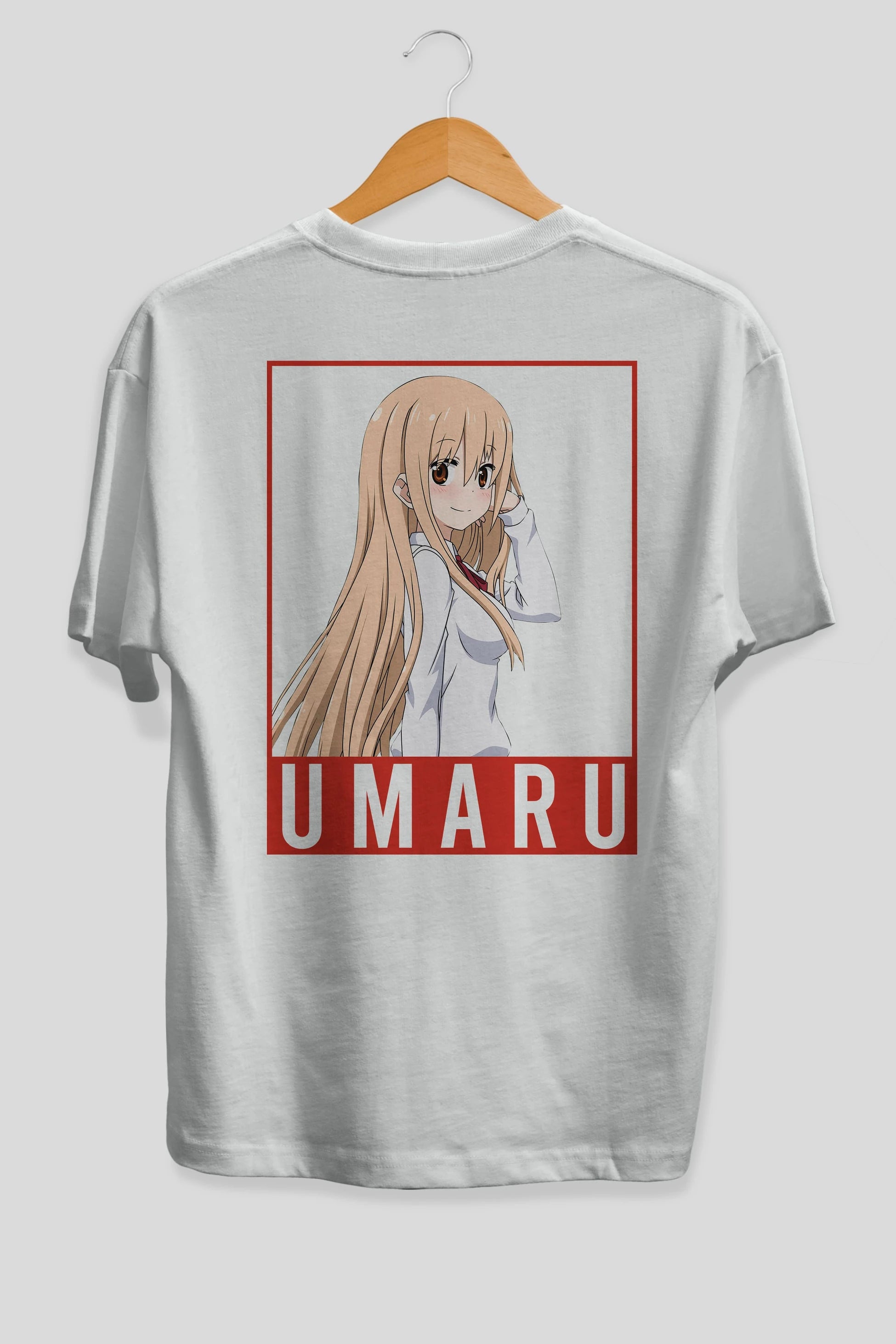 Umaru Doma 2 Anime Arka Baskılı Oversize t-shirt Erkek Kadın Unisex