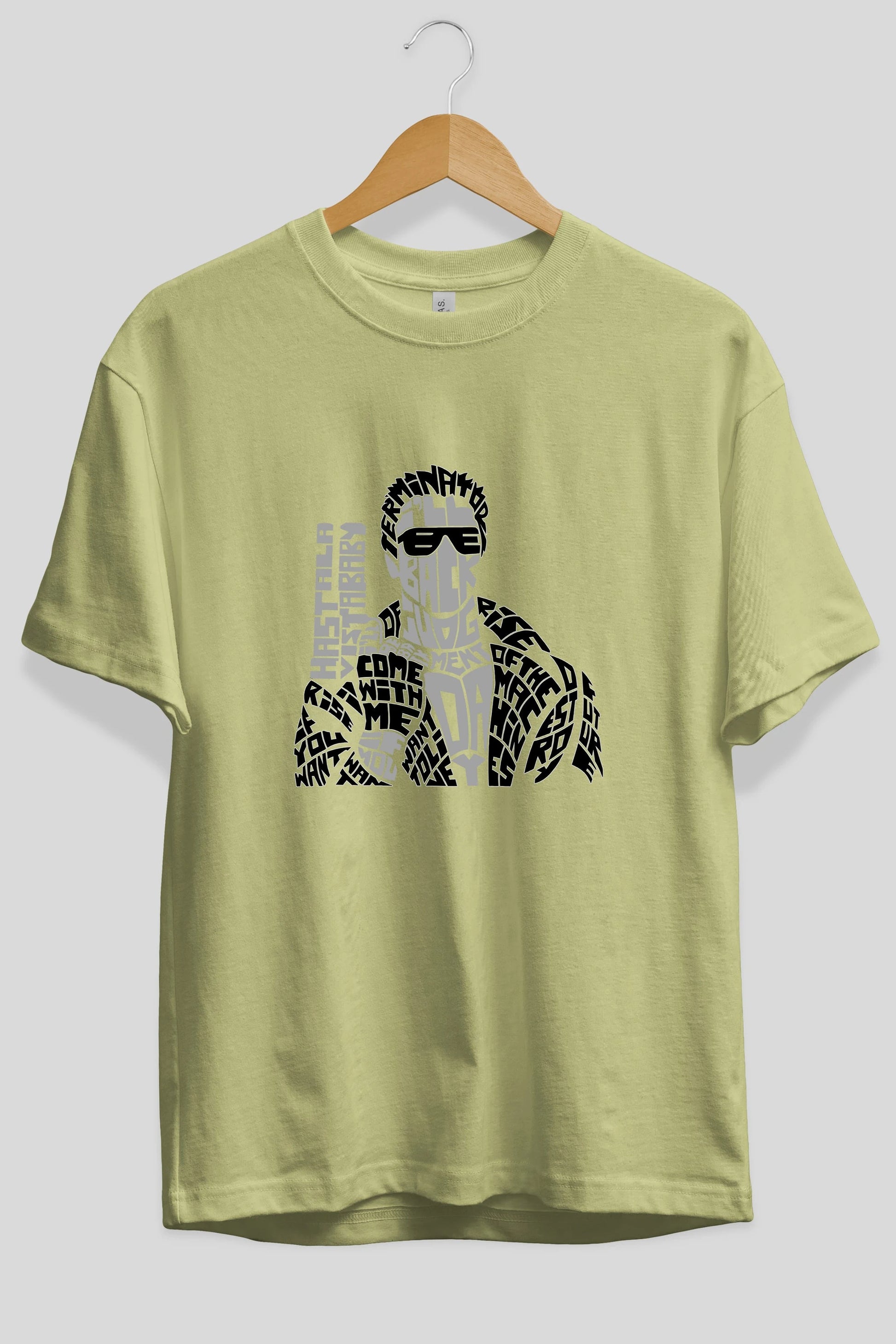 I_ll Be Back Ön Baskılı Oversize t-shirt %100 pamuk Erkek Kadın Unisex