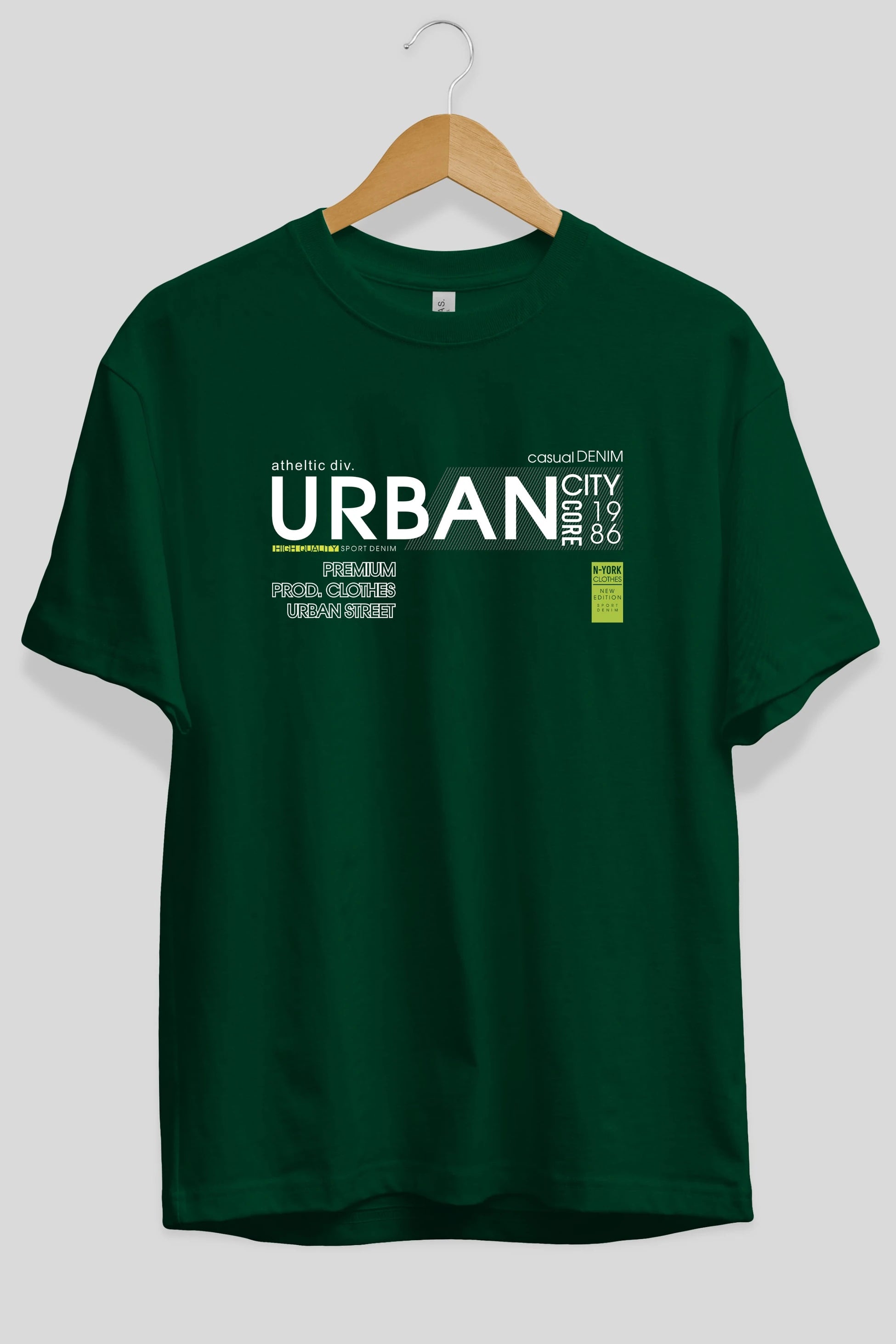 Urban Ön Baskılı Oversize t-shirt Erkek Kadın Unisex