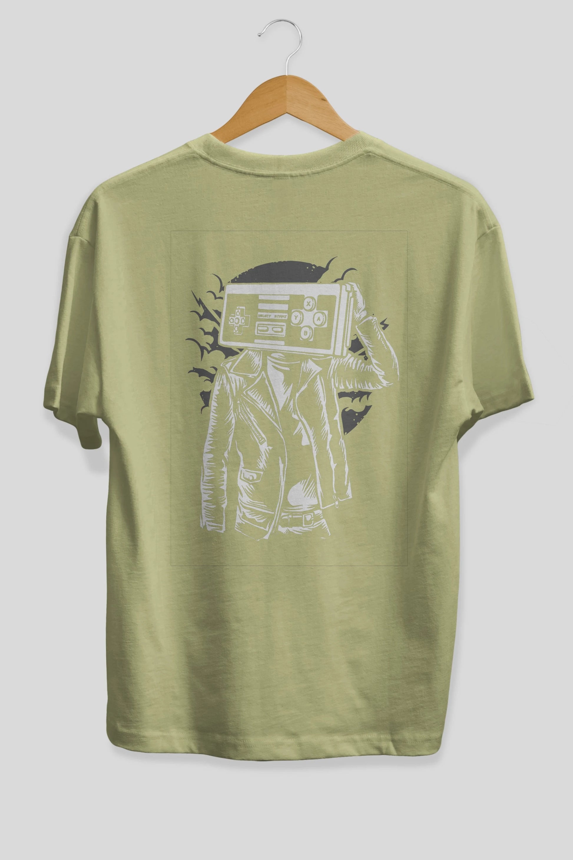 Street Gamers Arka Baskılı Oversize t-shirt Erkek Kadın Unisex %100 Pamuk