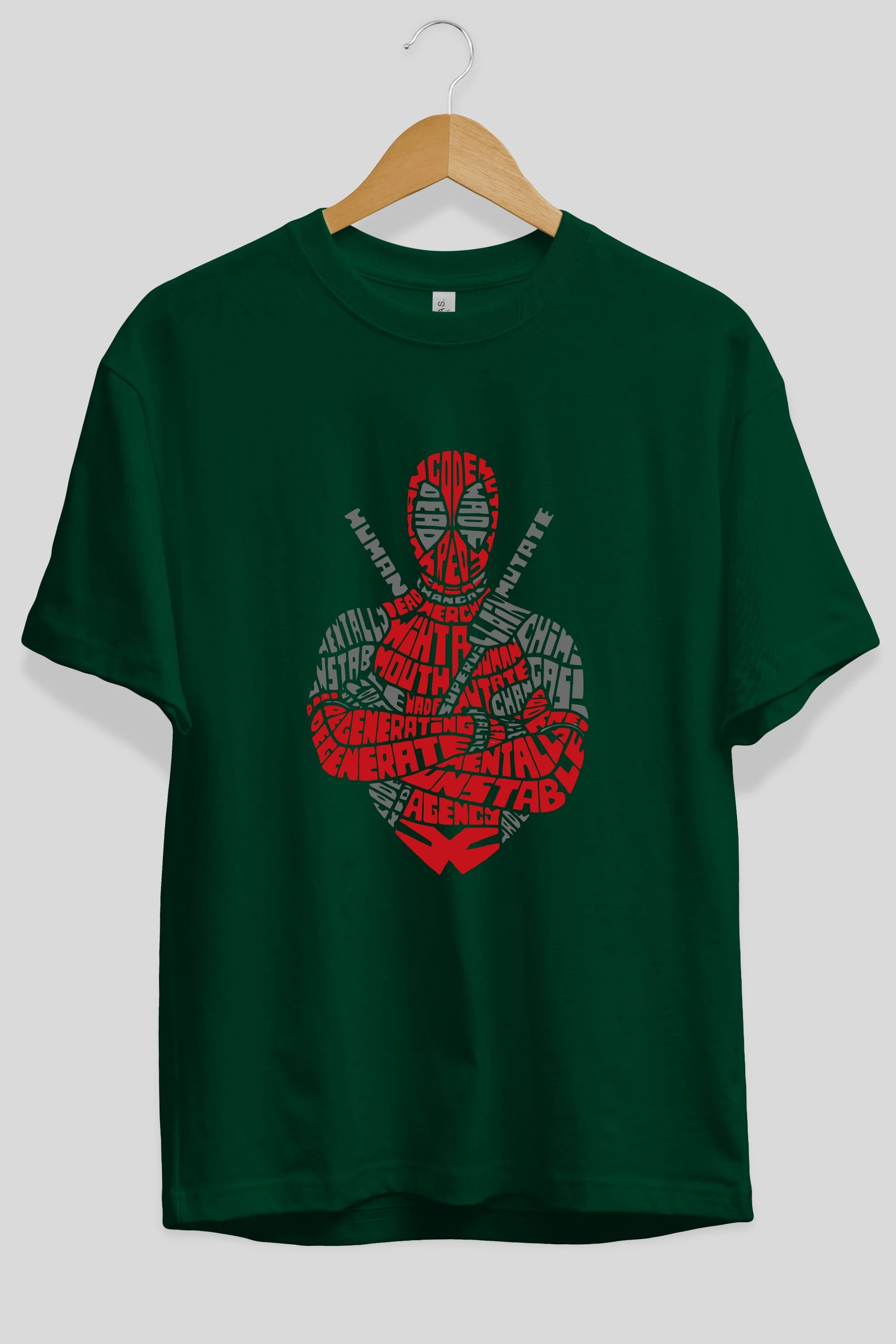 Deadpool (16) Ön Baskılı Oversize t-shirt Erkek Kadın Unisex %100 Pamuk Bisiklet Yaka tişort