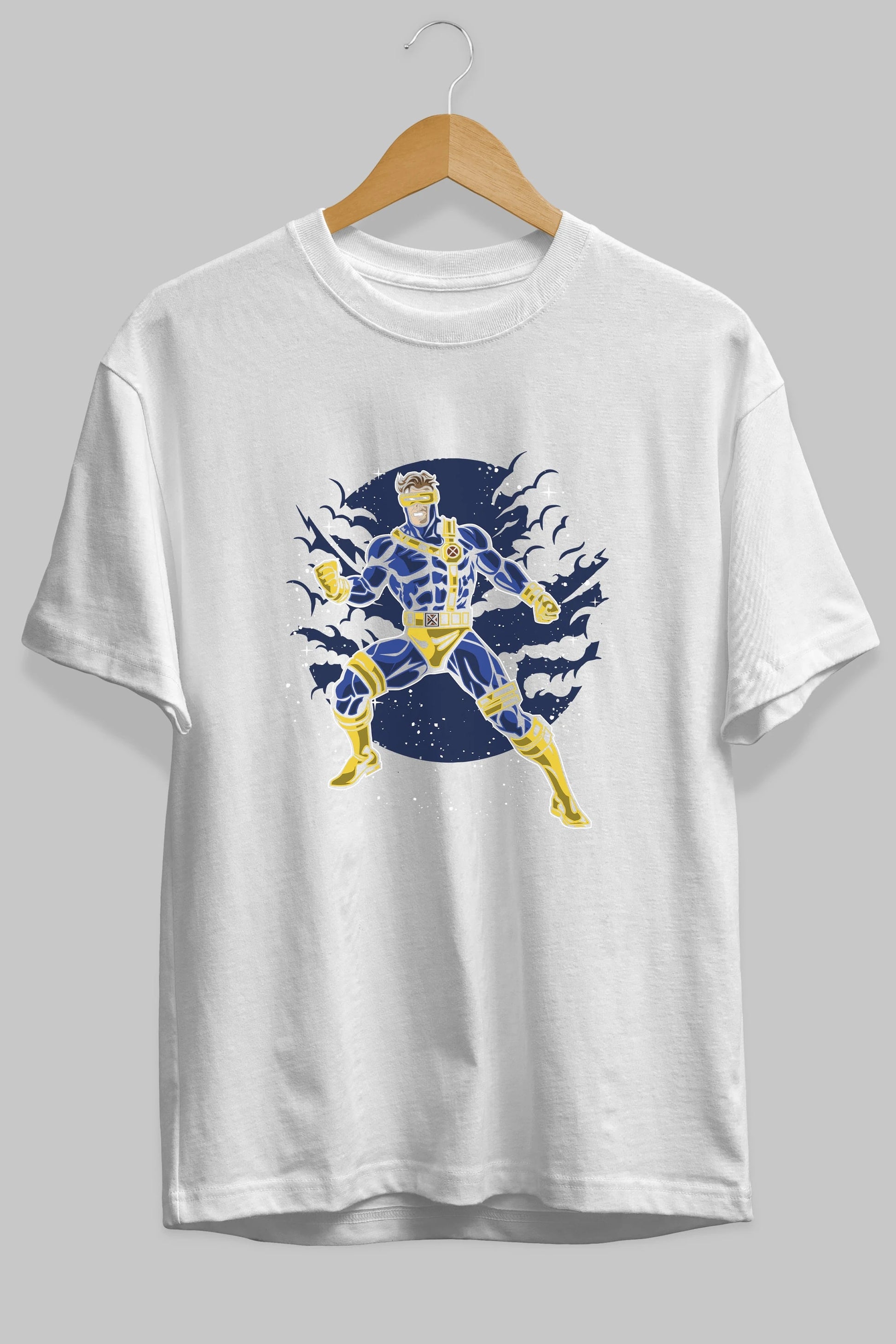 CYCLOPS Ön Baskılı Oversize t-shirt Erkek Kadın Unisex %100 Pamuk tişort
