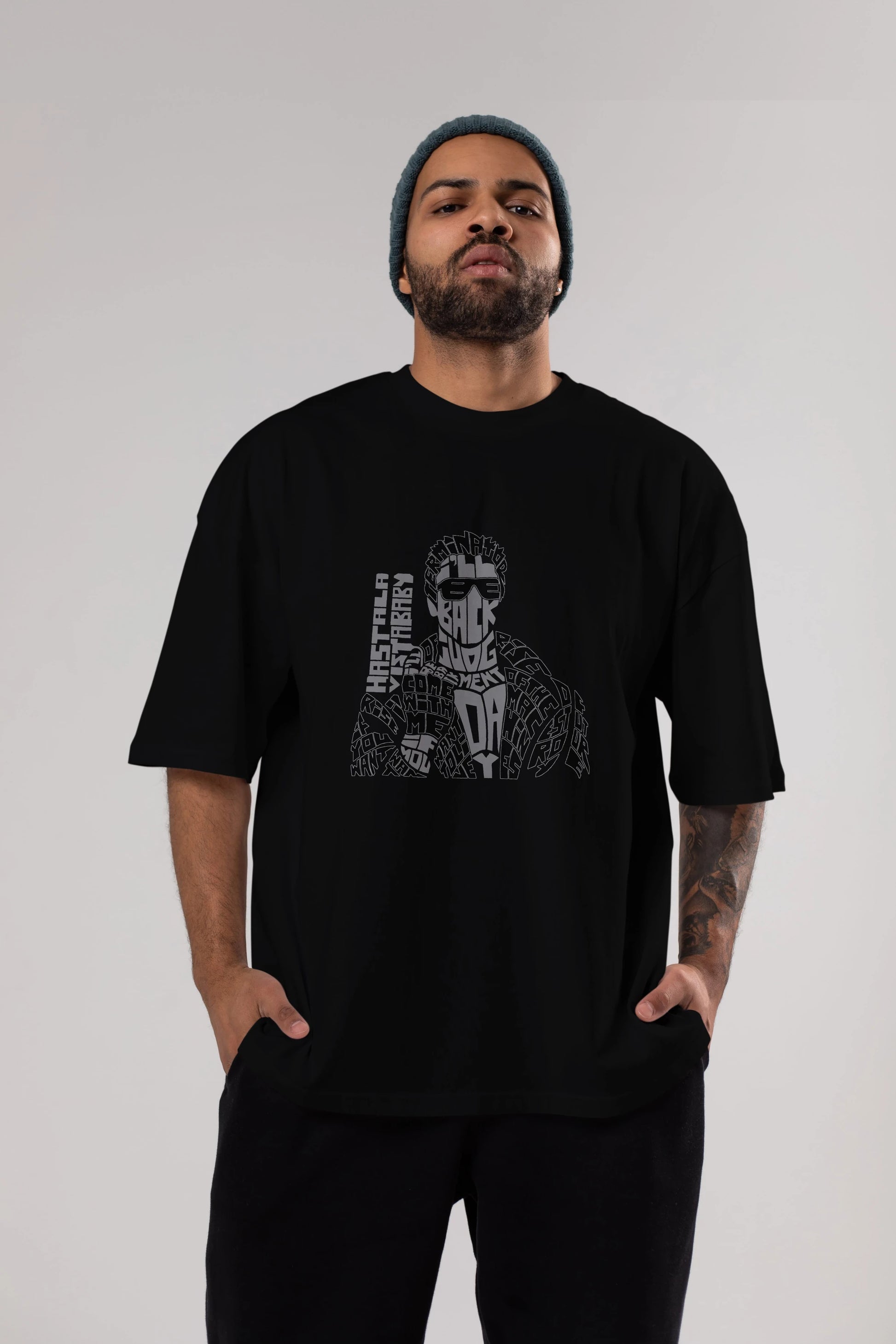 I_ll Be Back Ön Baskılı Oversize t-shirt %100 pamuk Erkek Kadın Unisex