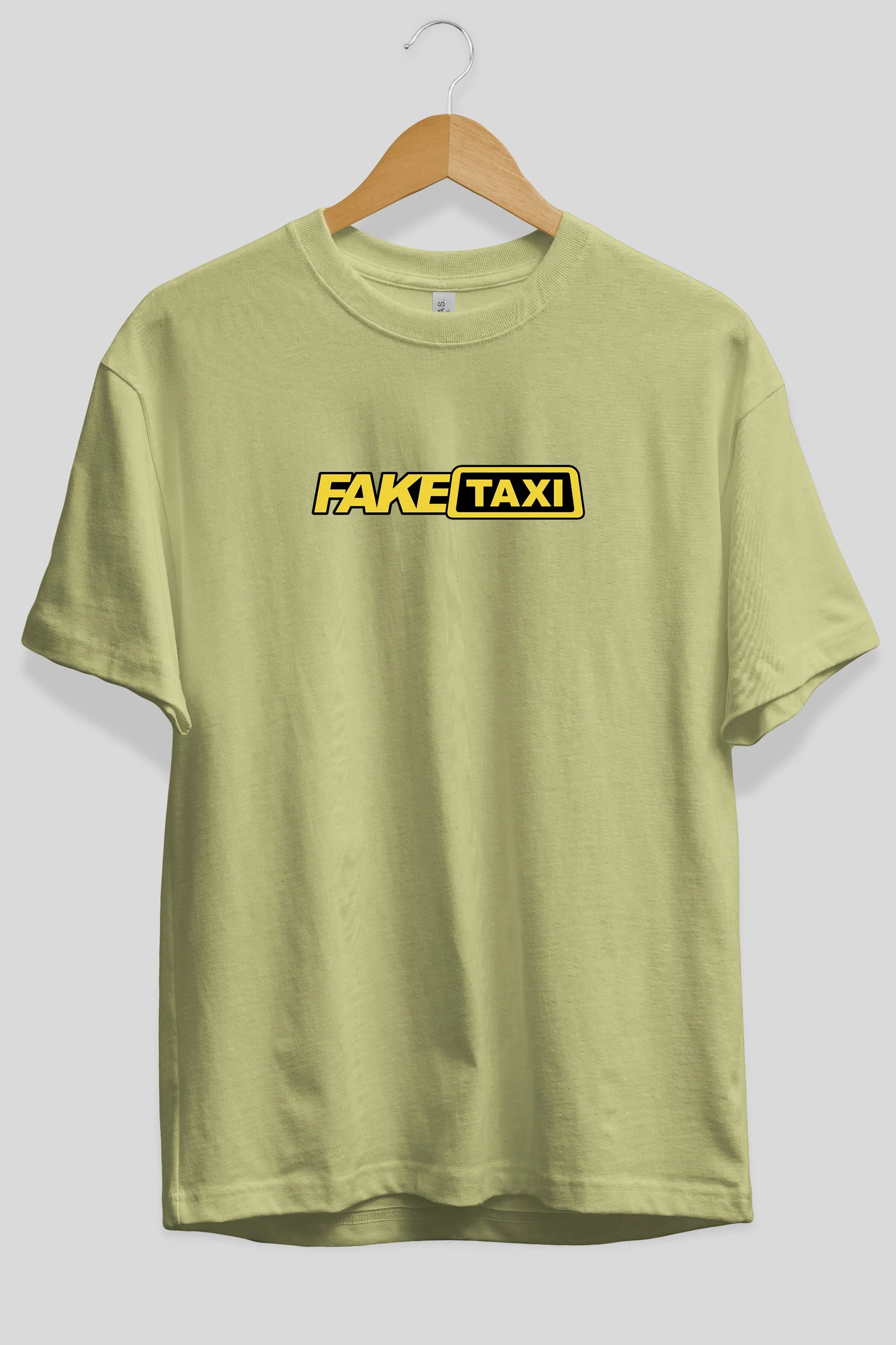 Fake Taxi Ön Baskılı Oversize t-shirt %100 pamuk Erkek Kadın Unisex