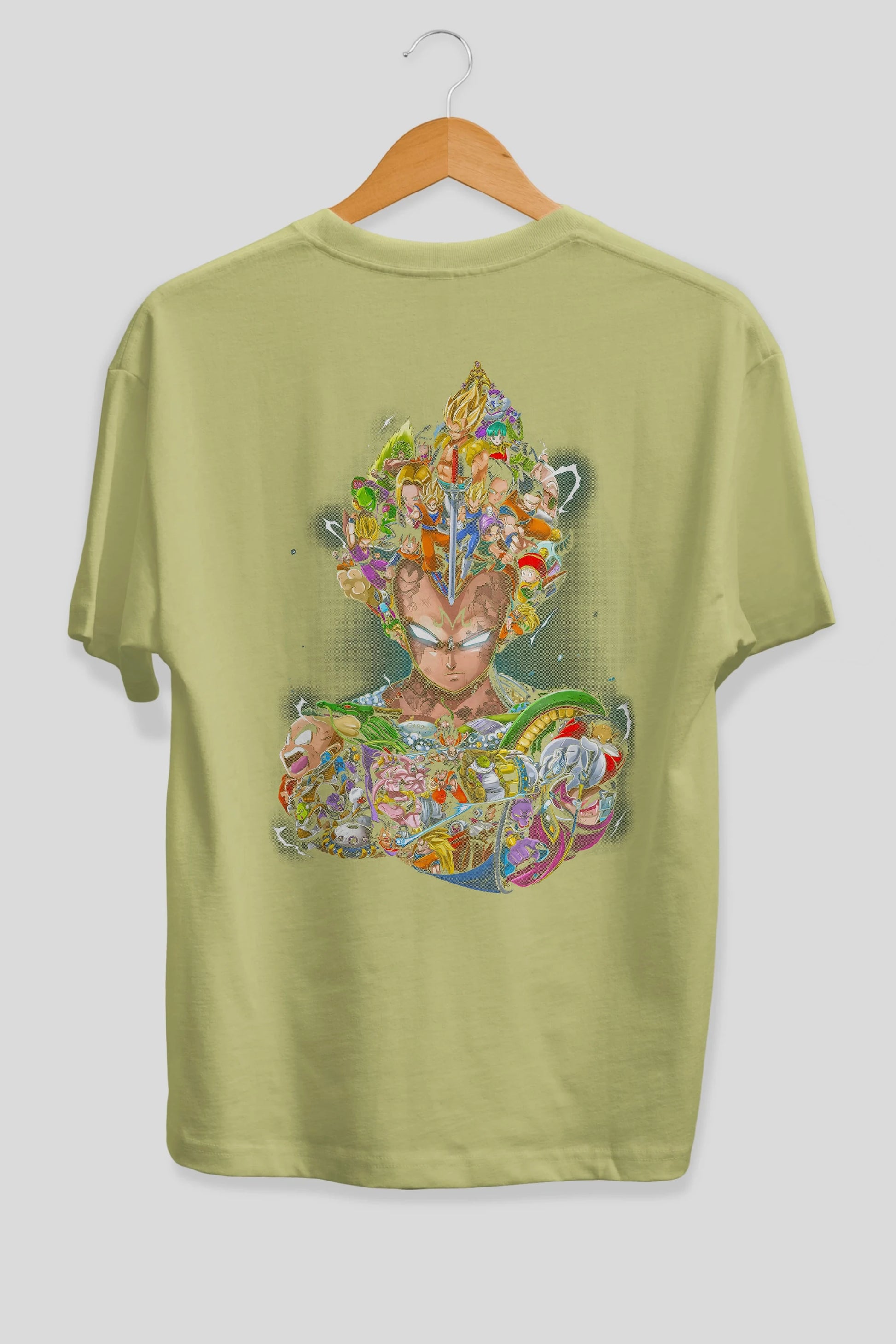 DRAGON BALL ART (3) Anime Arka Baskılı Oversize t-shirt Erkek Kadın Unisex