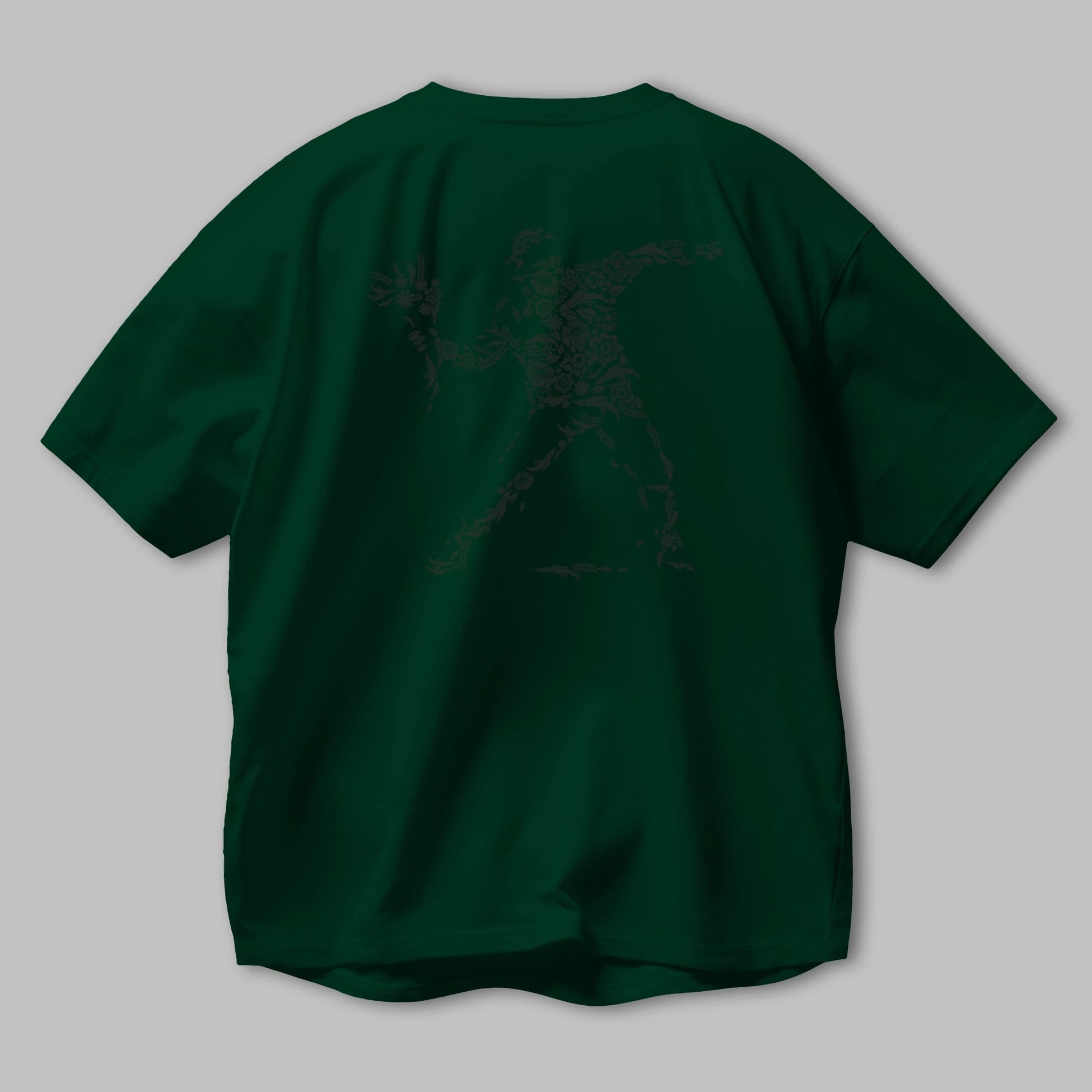 Flourish Vandalism Arka Baskılı Oversize t-shirt %100 pamuk Erkek Kadın Unisex