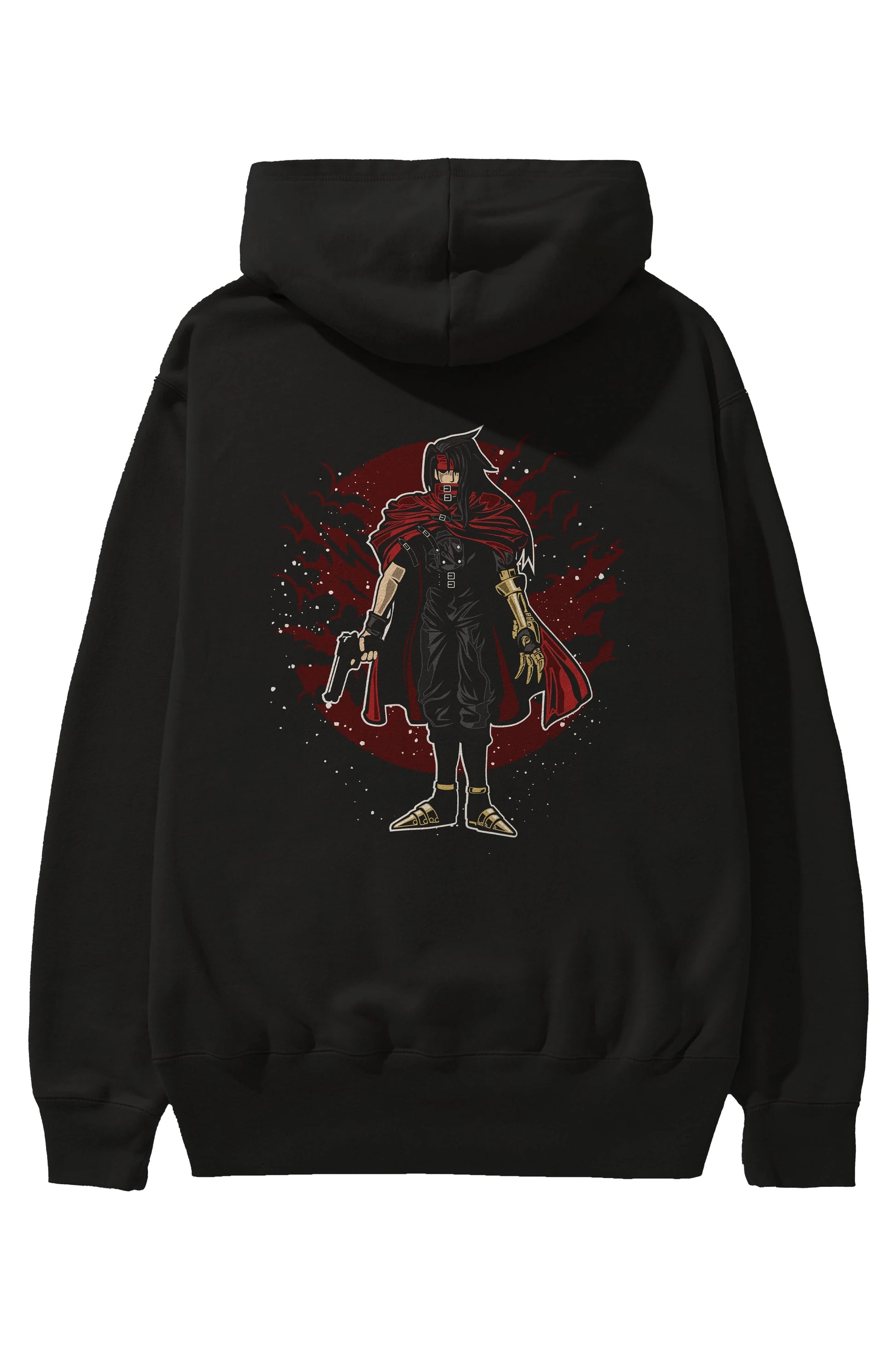 FINAL FANTASY Arka Baskılı Hoodie Oversize Kapüşonlu Sweatshirt Erkek Kadın Unisex