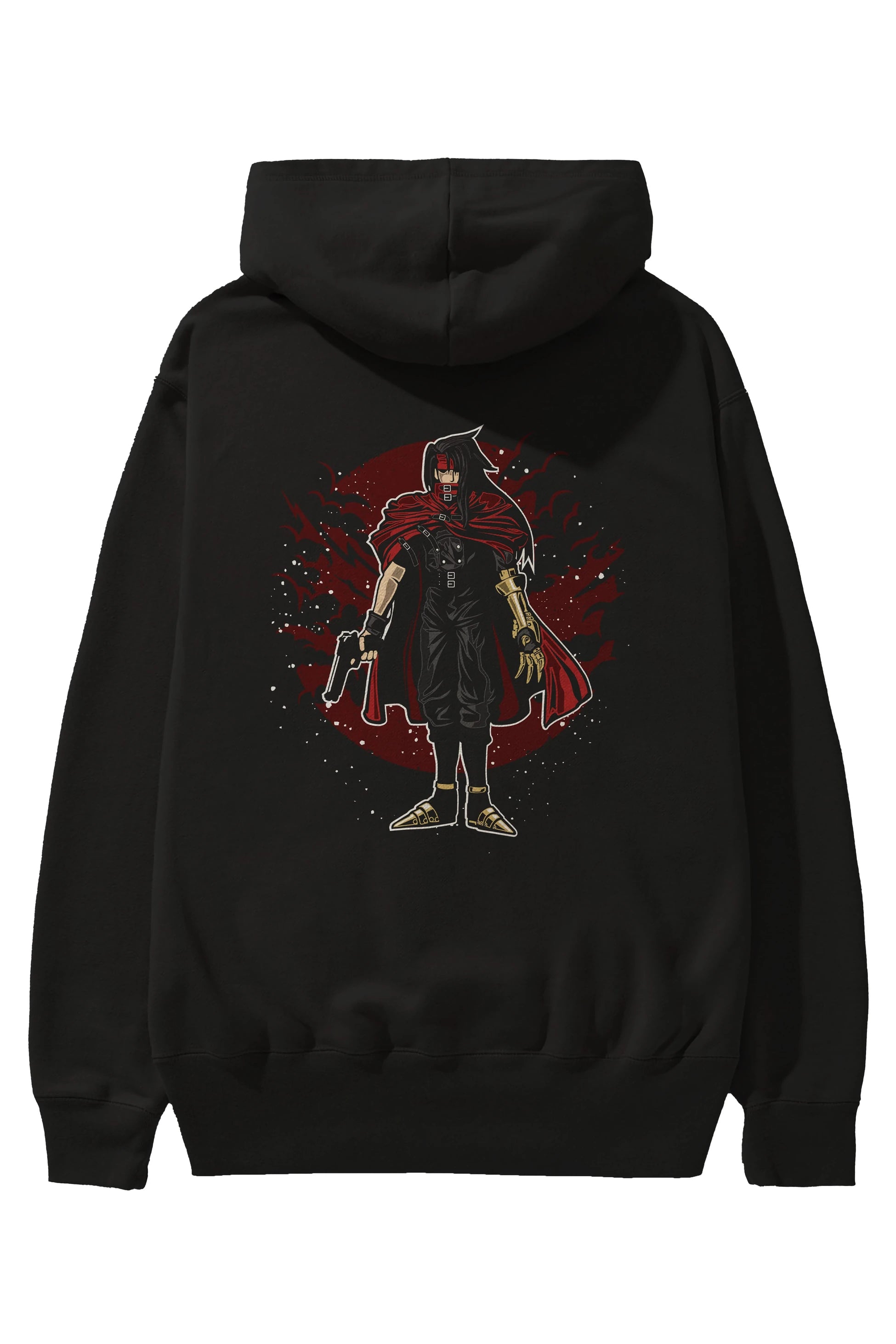 FINAL FANTASY Arka Baskılı Hoodie Oversize Kapüşonlu Sweatshirt Erkek Kadın Unisex