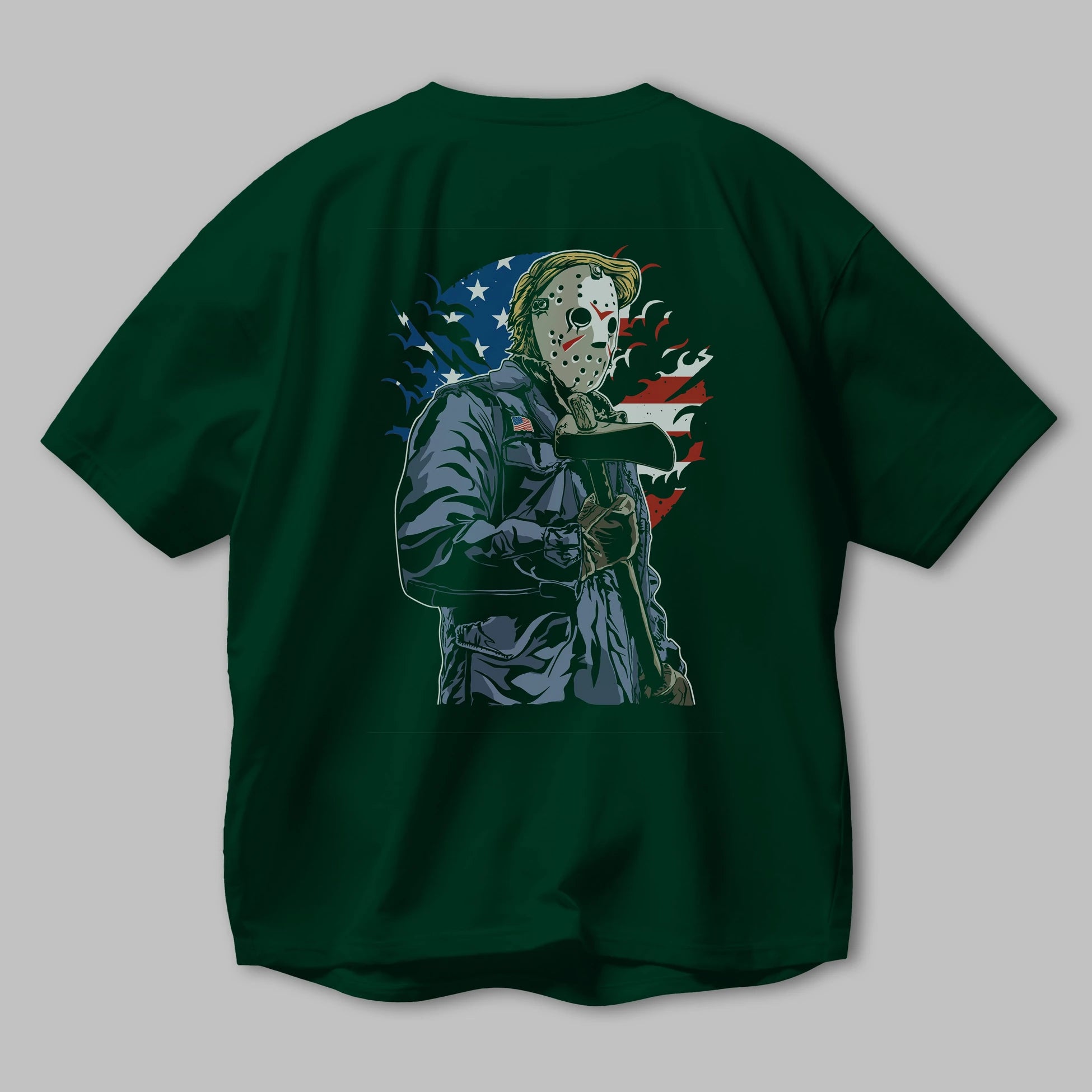 American Killer Arka Baskılı Oversize t-shirt Erkek Kadın Unisex %100 Pamuk