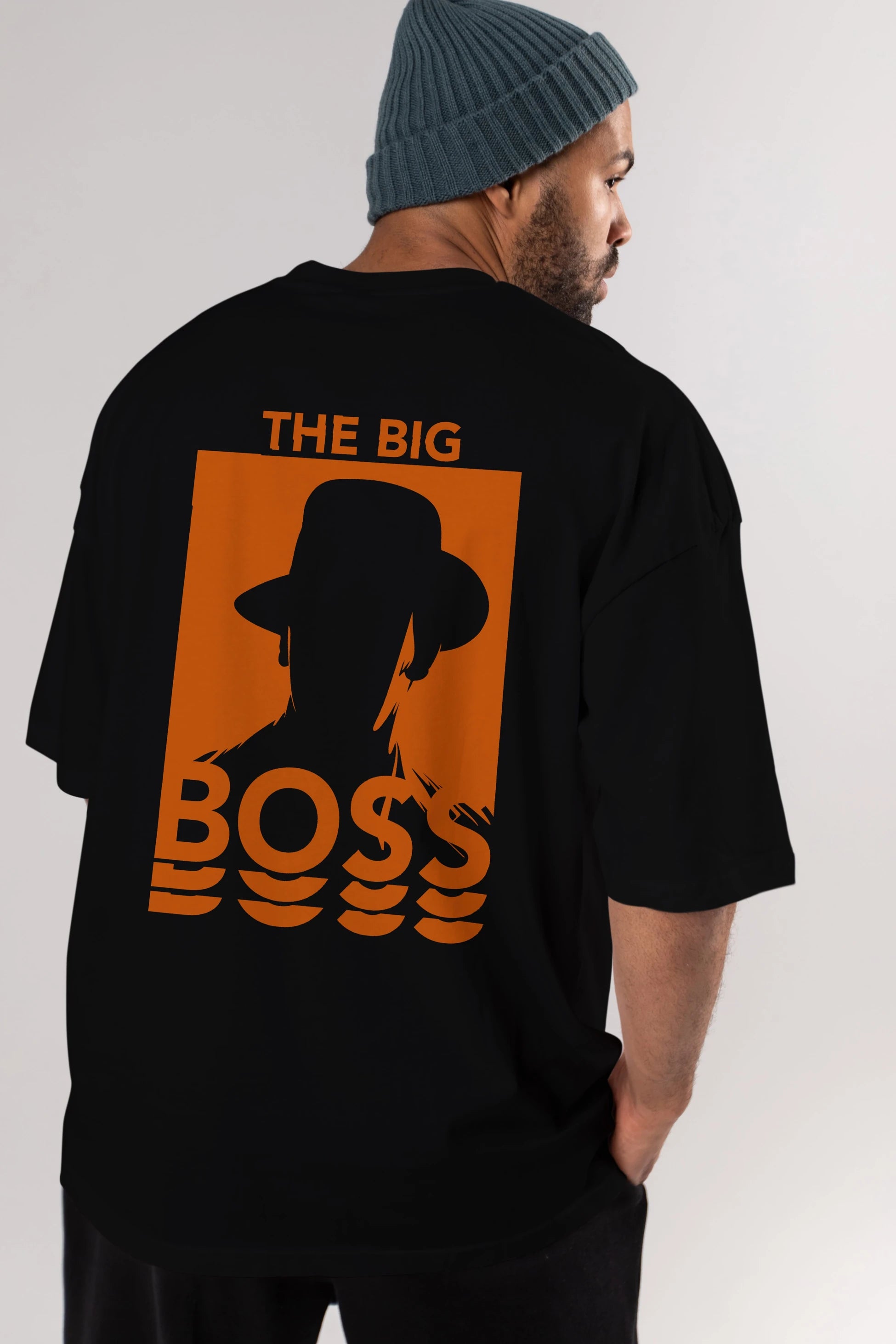 The Big Boss Arka Baskılı Oversize t-shirt Erkek Kadın Unisex