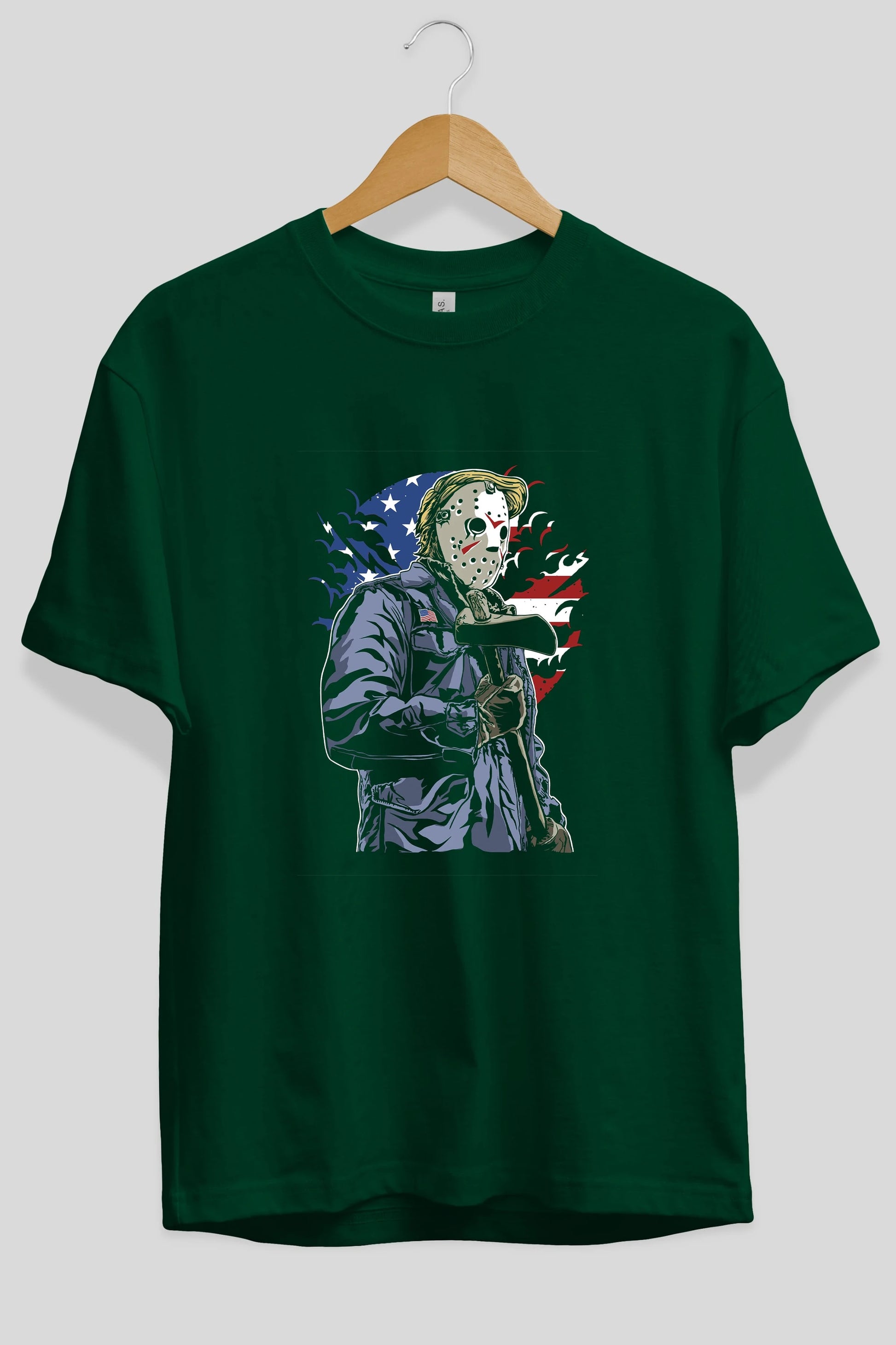 American Killer Ön Baskılı Oversize t-shirt Erkek Kadın Unisex %100 Pamuk tişort