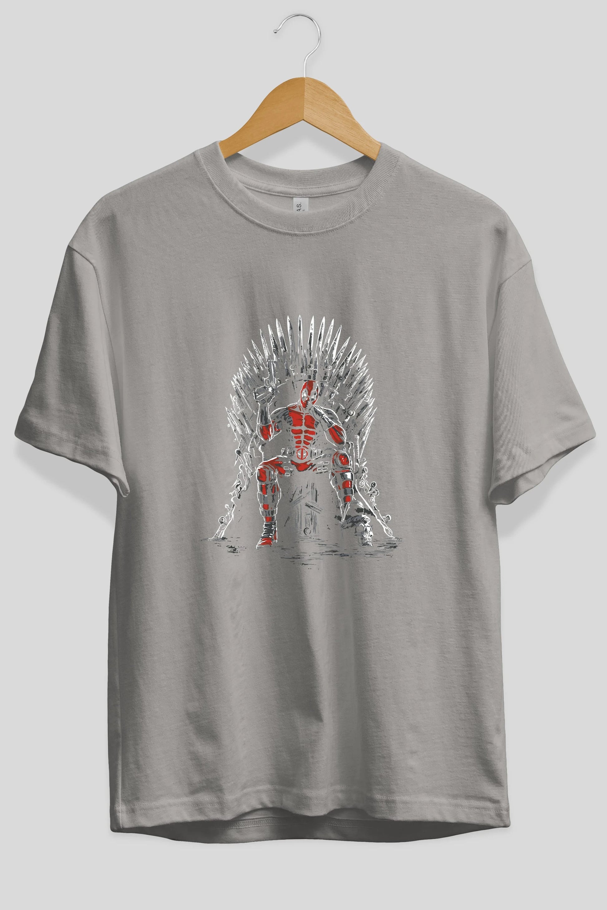 Deadpool (6) Ön Baskılı Oversize t-shirt Erkek Kadın Unisex %100 Pamuk Bisiklet Yaka tişort