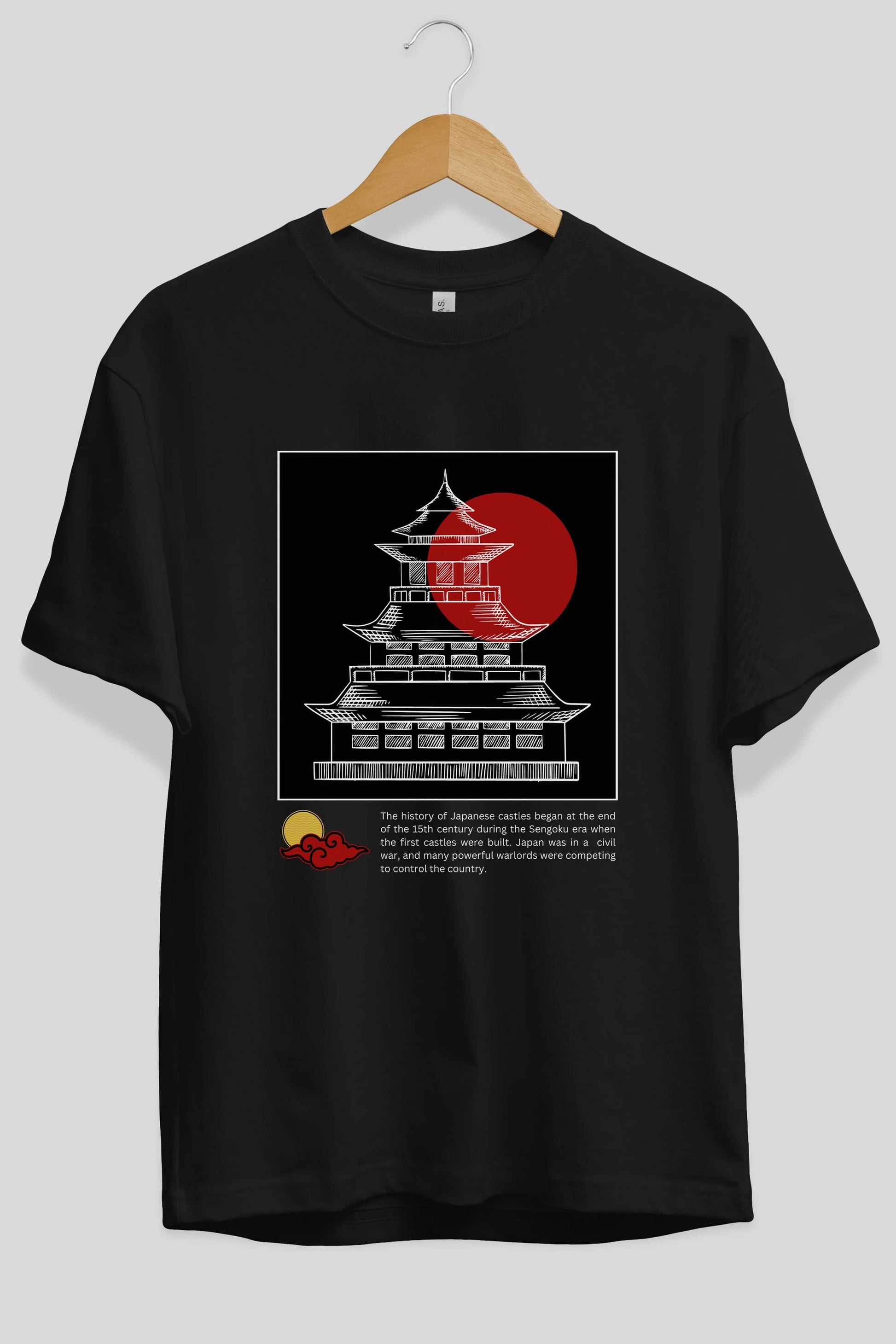 Japan Streetwear Ön Baskılı Oversize t-shirt Erkek Kadın Unisex