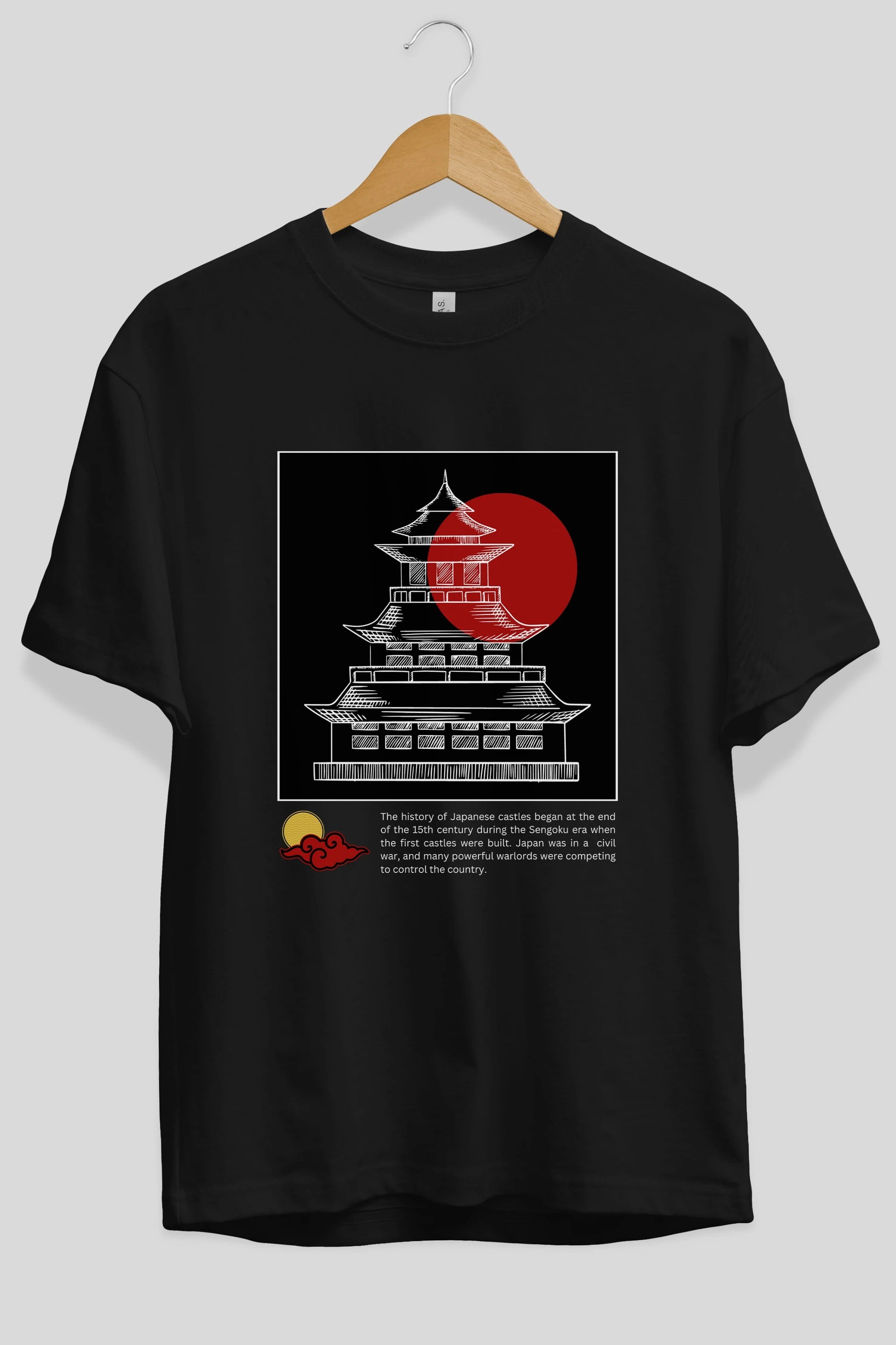 Japan Streetwear Ön Baskılı Oversize t-shirt Erkek Kadın Unisex