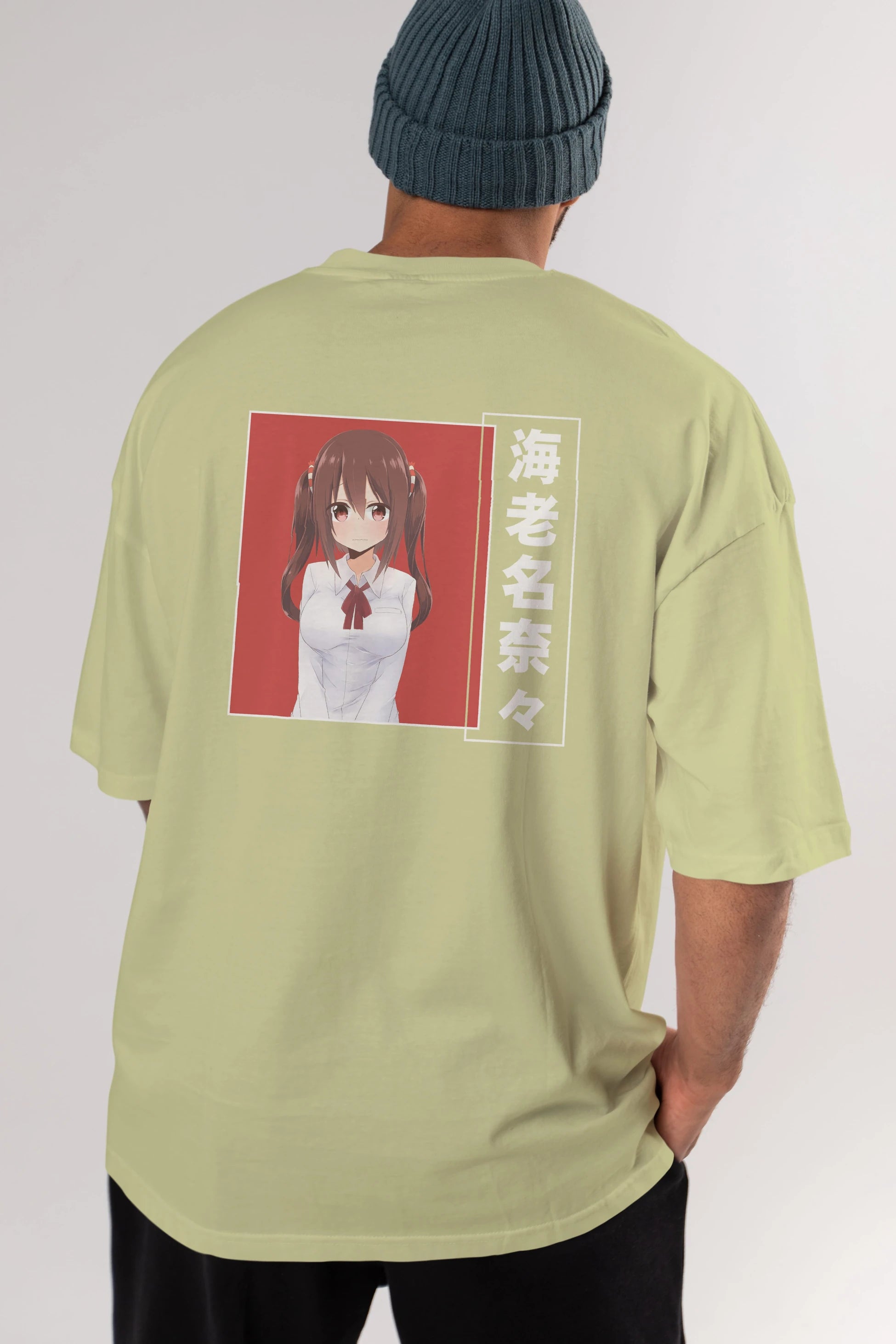 Nana Ebina 1 Anime Arka Baskılı Oversize t-shirt Erkek Kadın Unisex