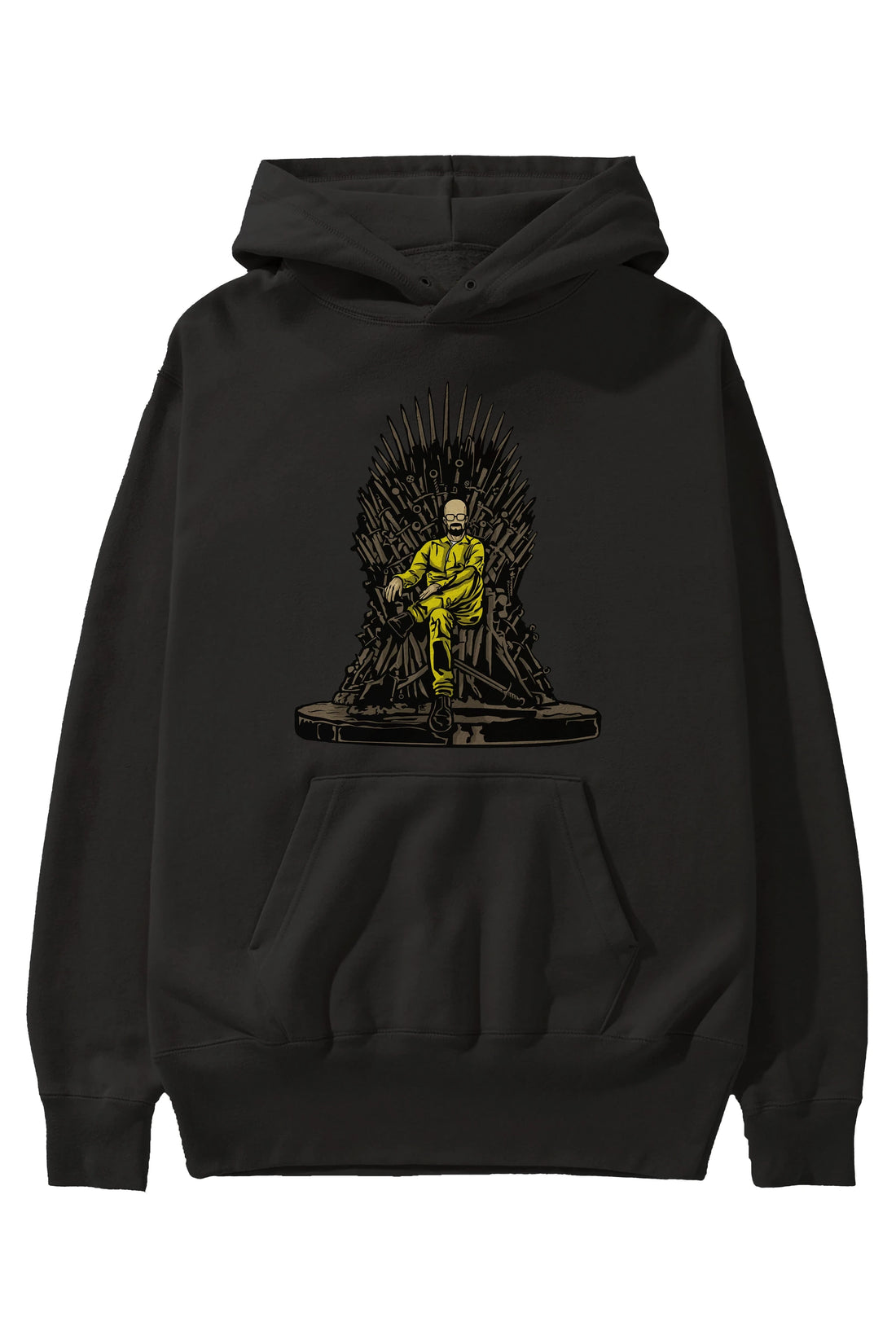 Danger Throne Ön Baskılı Hoodie Oversize Kapüşonlu Sweatshirt Erkek Kadın Unisex