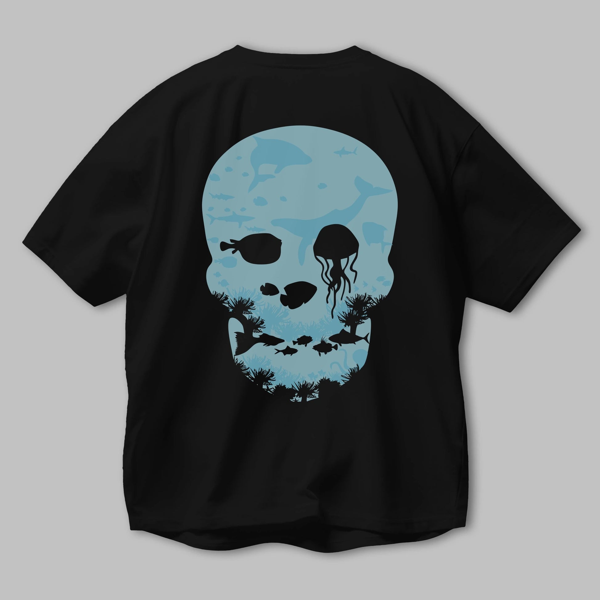 Dead Sea Arka Baskılı Oversize t-shirt %100 pamuk Erkek Kadın Unisex