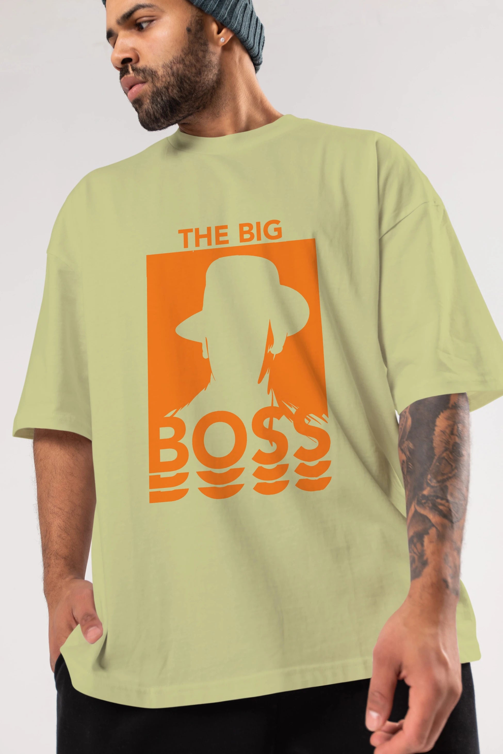 The Big Boss Ön Baskılı Oversize t-shirt Erkek Kadın Unisex