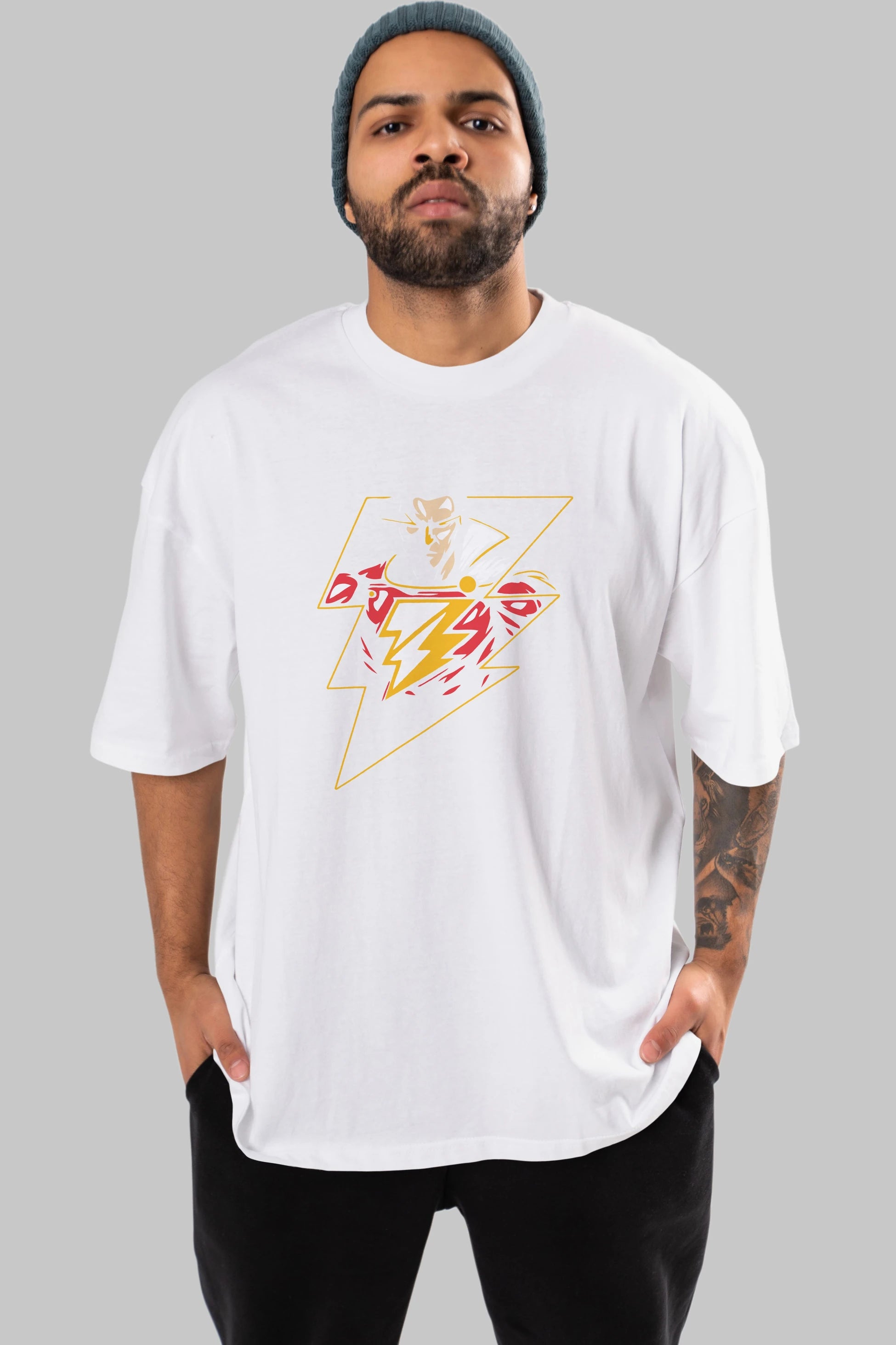 Flash Avengers (3) Ön Baskılı Oversize t-shirt Erkek Kadın Unisex %100 Pamuk Bisiklet Yaka tişort