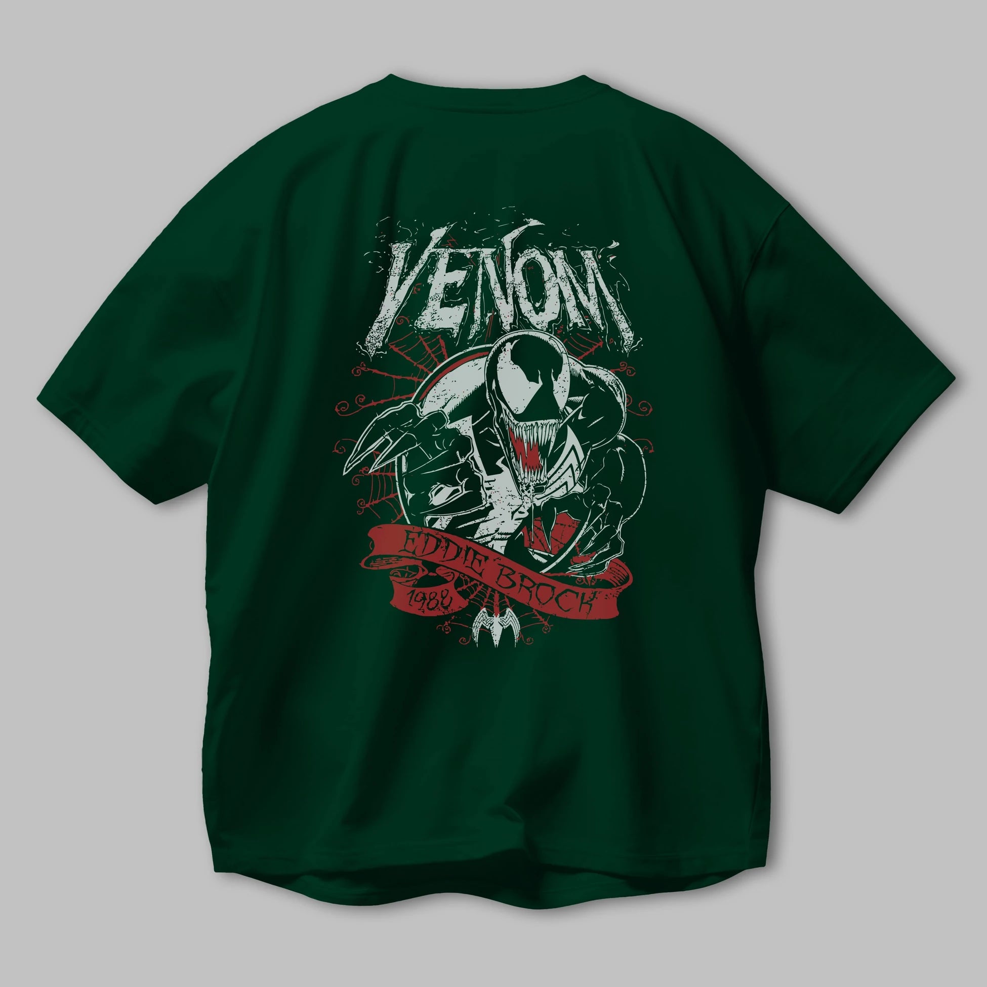 Venom (11) Arka Baskılı Oversize t-shirt Erkek Kadın Unisex %100 Pamuk Bisiklet Yaka tişort