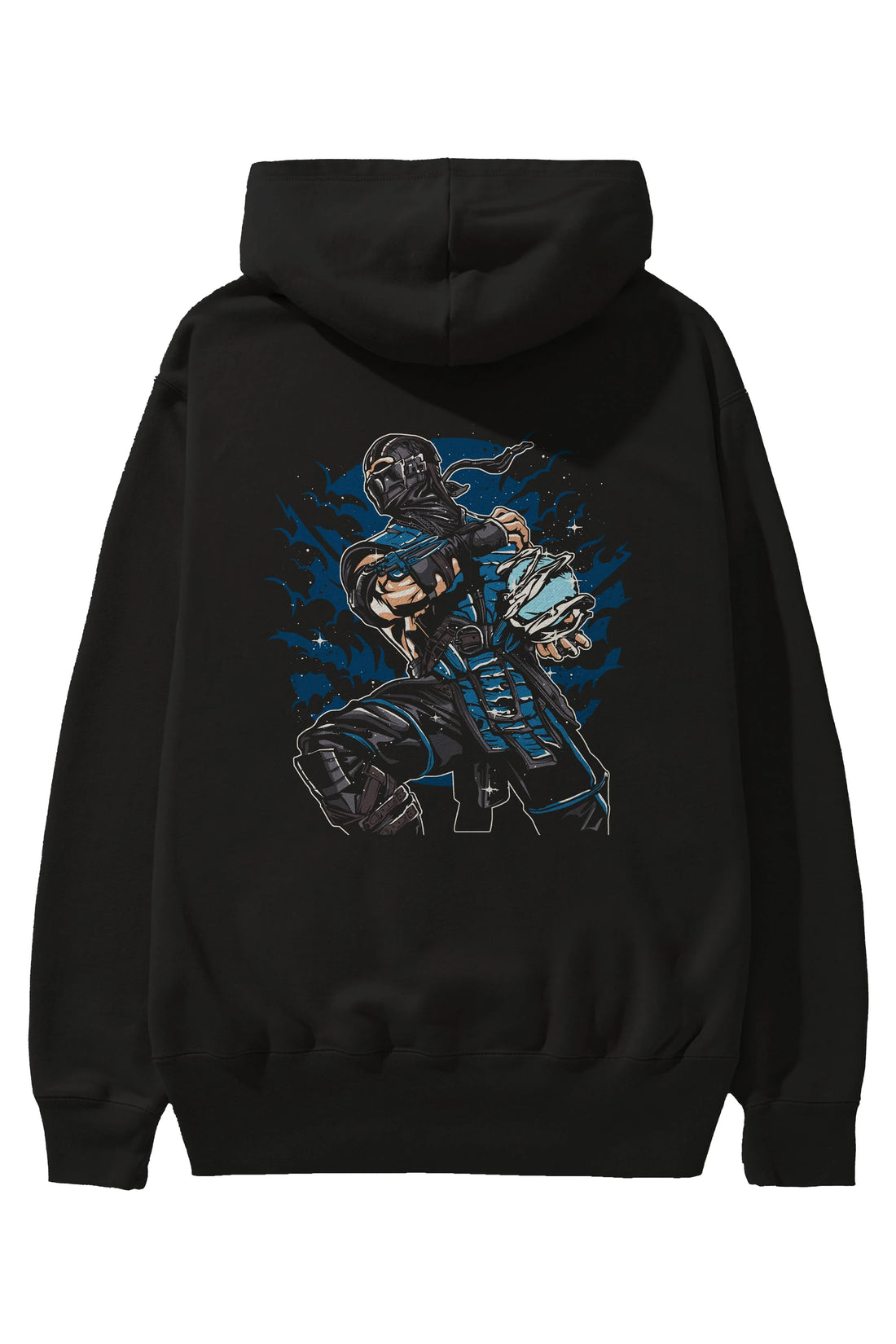 Sub Zero Arka Baskılı Hoodie Oversize Kapüşonlu Sweatshirt Erkek Kadın Unisex