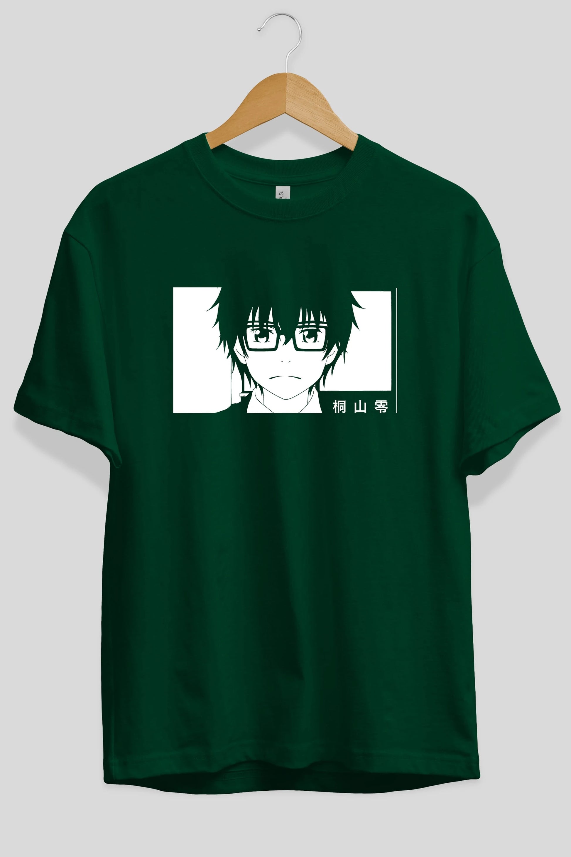 Rei Kiriyama 3 Anime Ön Baskılı Oversize t-shirt %100 pamuk Erkek Kadın Unisex