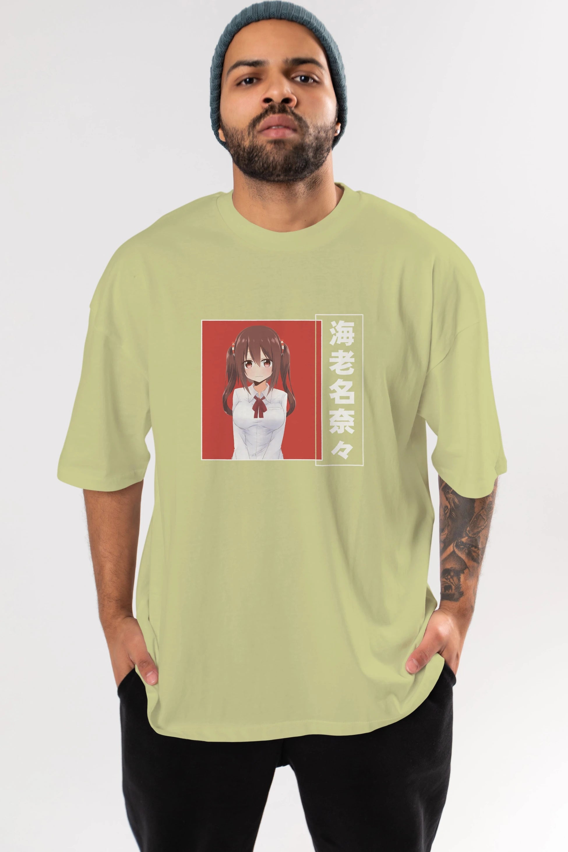 Nana Ebina 1 Anime Ön Baskılı Oversize t-shirt %100 pamuk Erkek Kadın Unisex