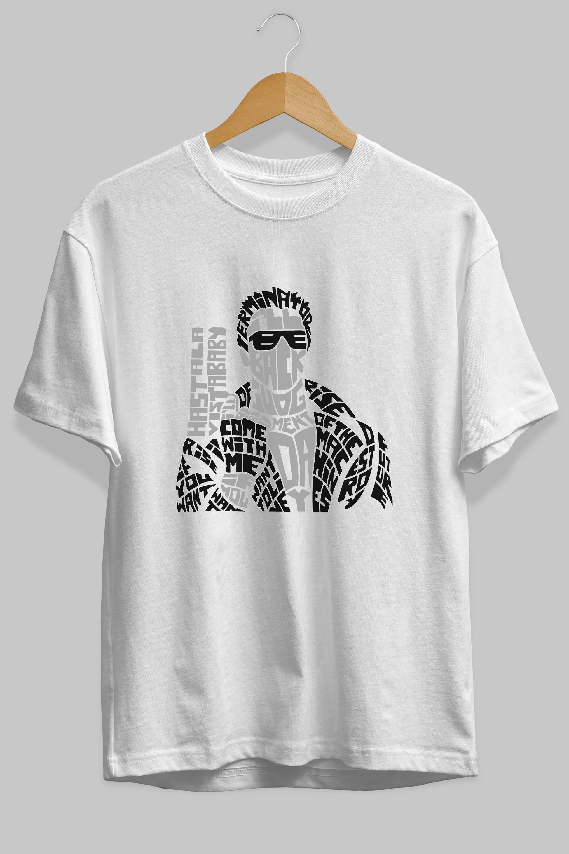 I_ll Be Back Ön Baskılı Oversize t-shirt %100 pamuk Erkek Kadın Unisex